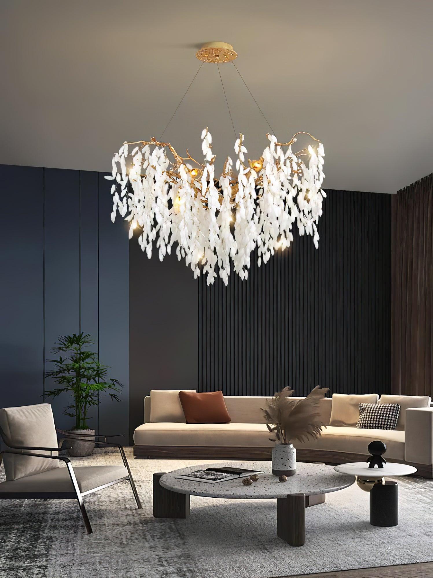 Florealis Cascading Crystal Chandelier - Letslighting