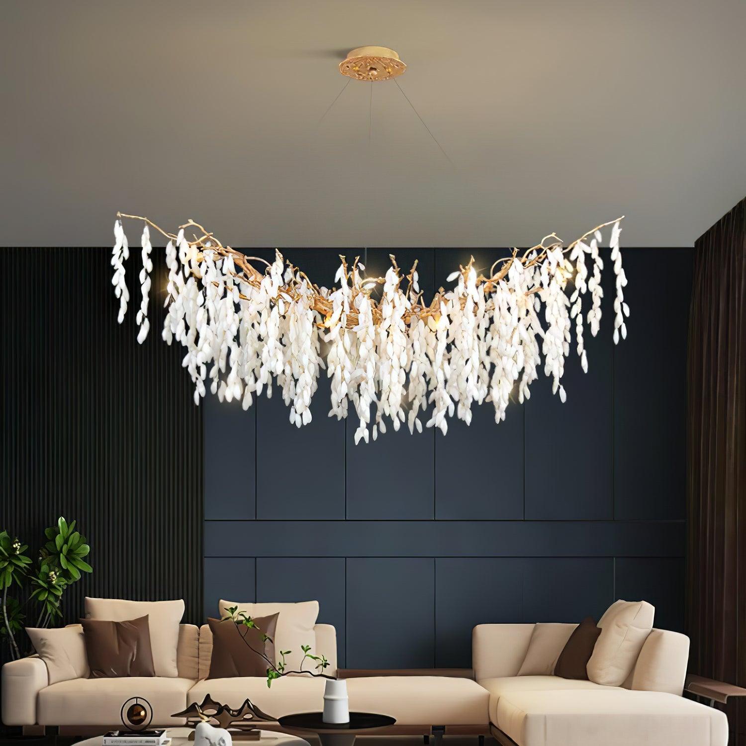 Florealis Cascading Crystal Chandelier - Letslighting