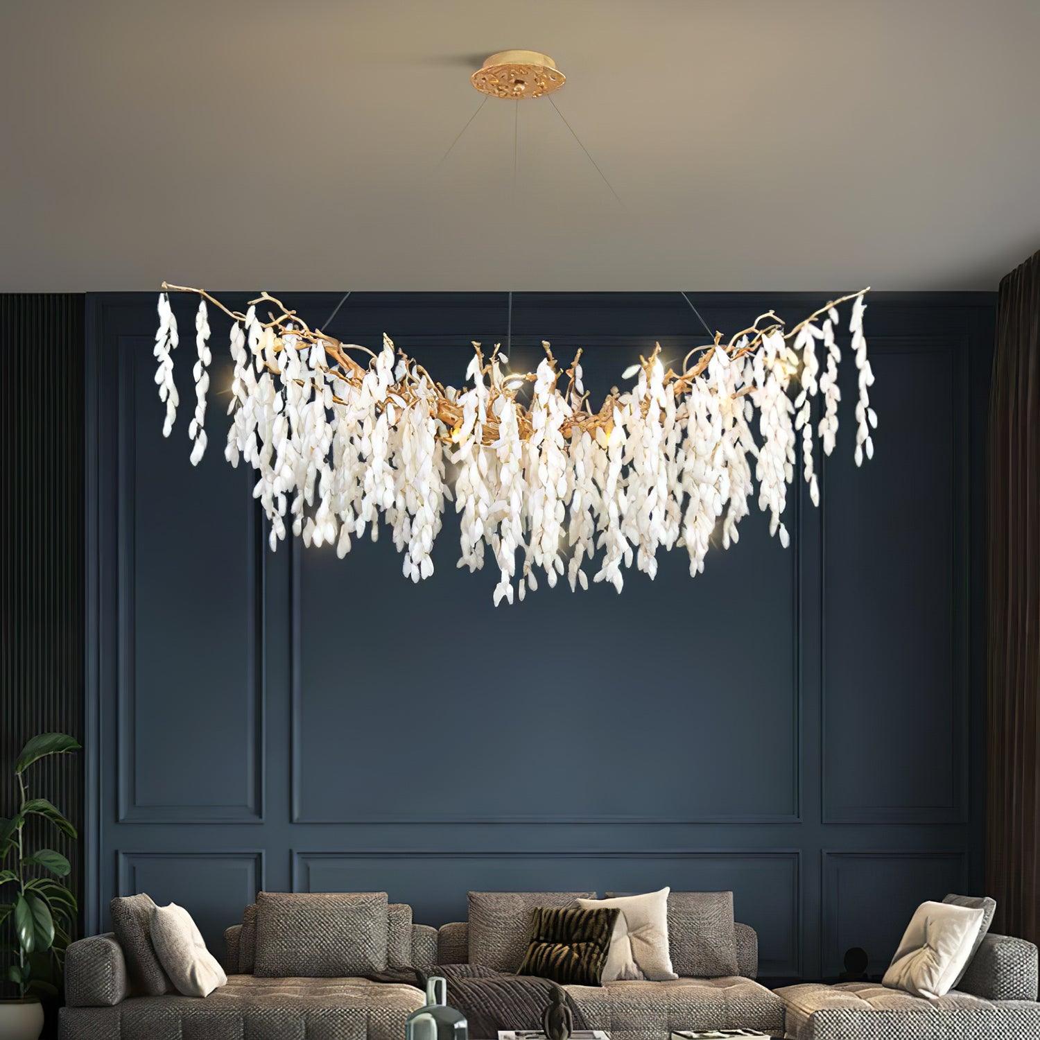 Florealis Cascading Crystal Chandelier - Letslighting