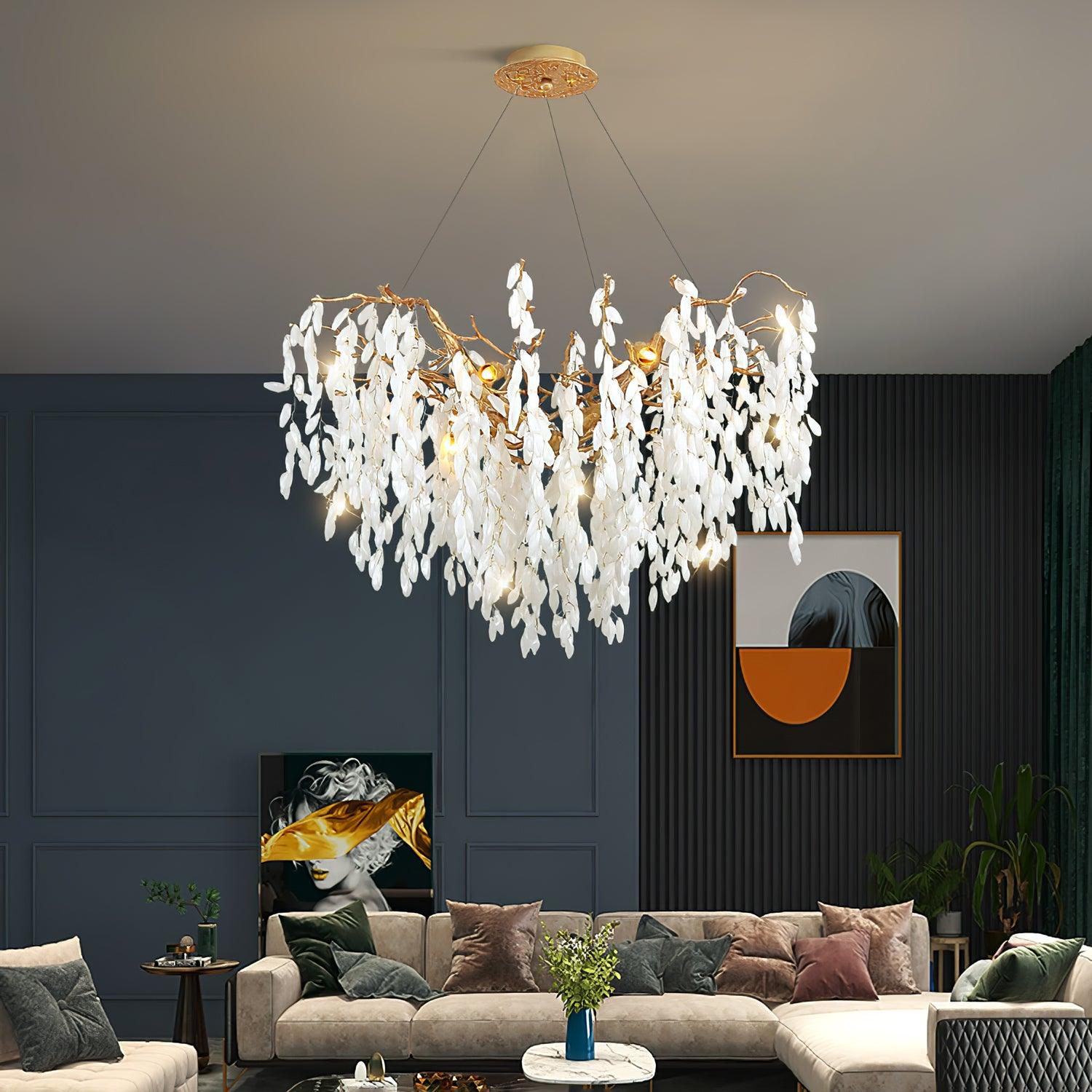 Florealis Cascading Crystal Chandelier - Letslighting
