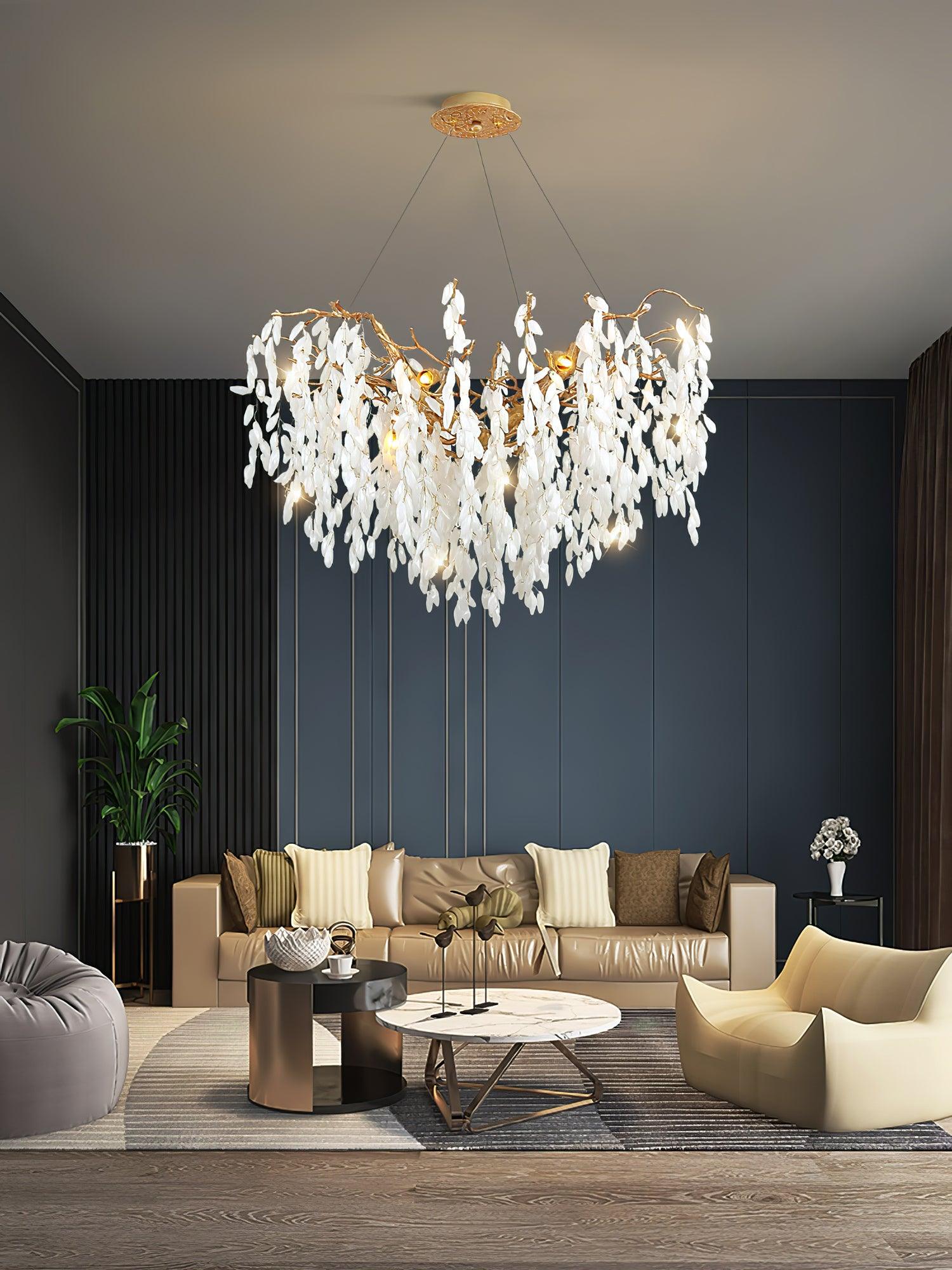 Florealis Cascading Crystal Chandelier - Letslighting