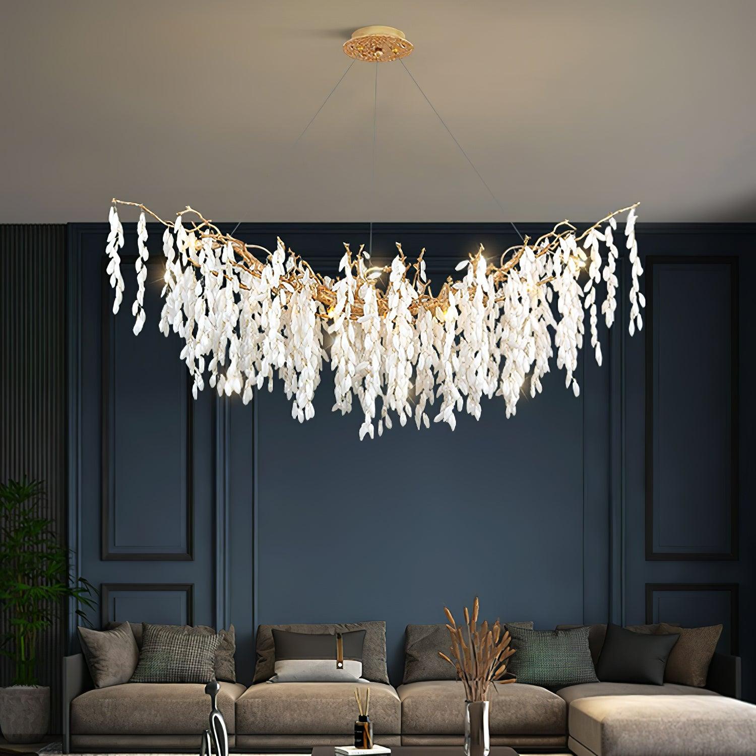 Florealis Cascading Crystal Chandelier - Letslighting