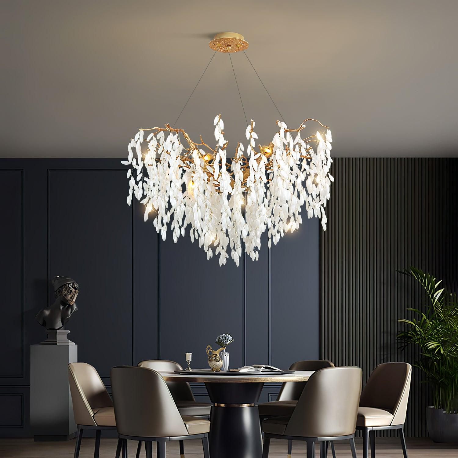 Florealis Cascading Crystal Chandelier - Letslighting
