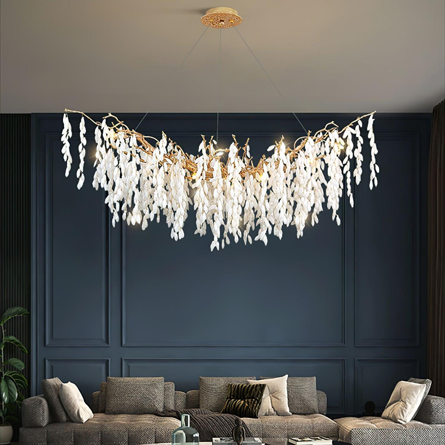 Florealis Cascading Crystal Chandelier - Letslighting