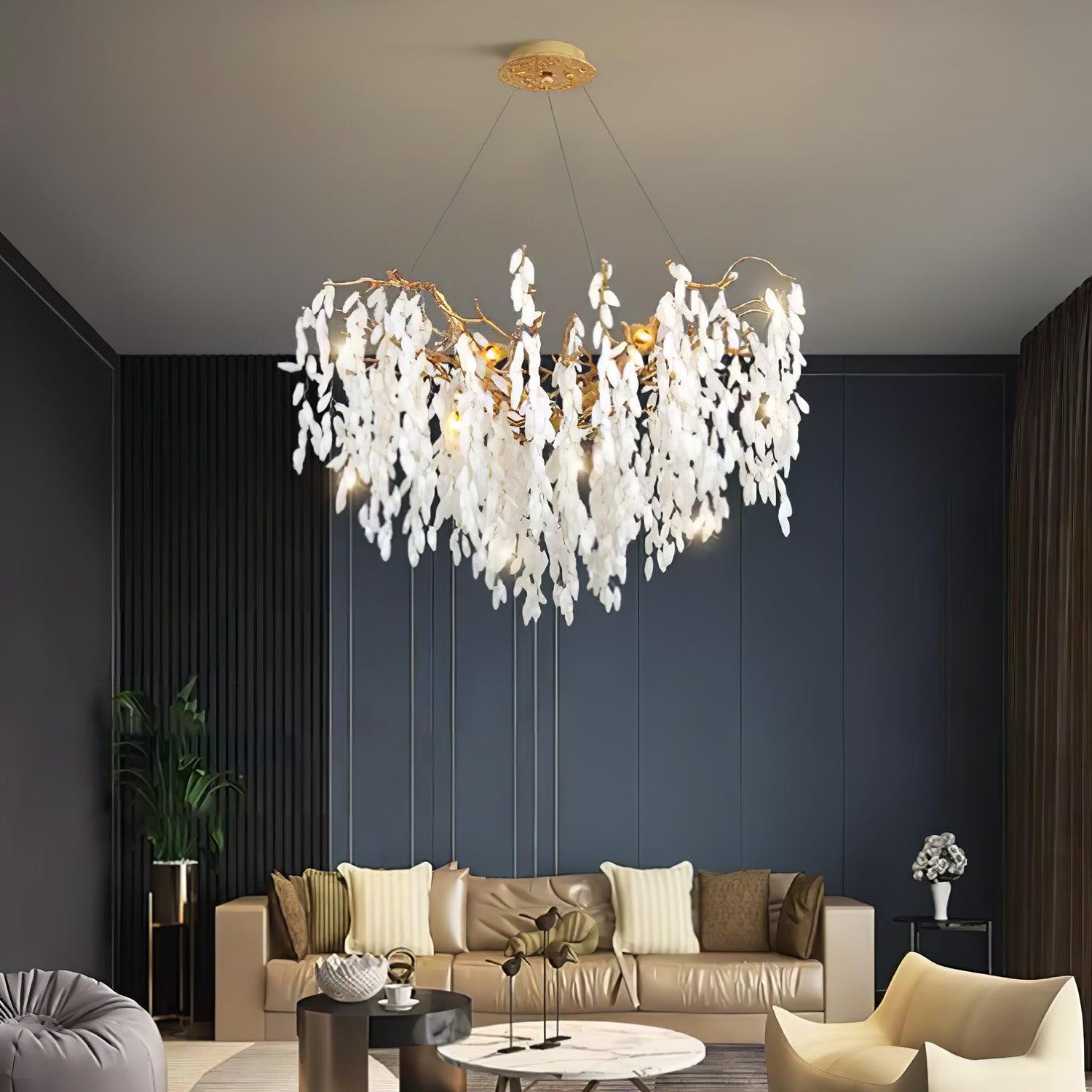 Florealis Cascading Crystal Chandelier - Letslighting