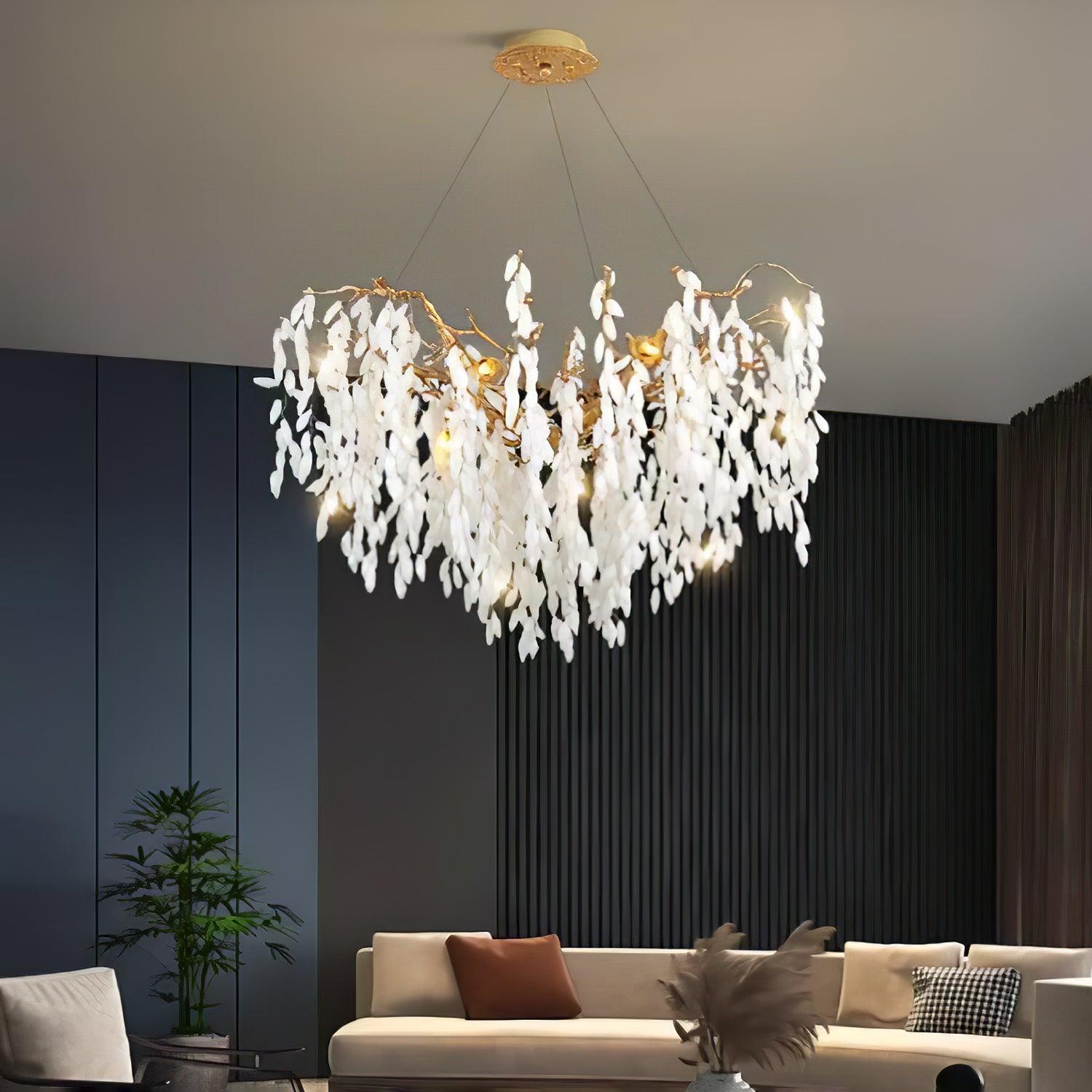Florealis Cascading Crystal Chandelier - Letslighting