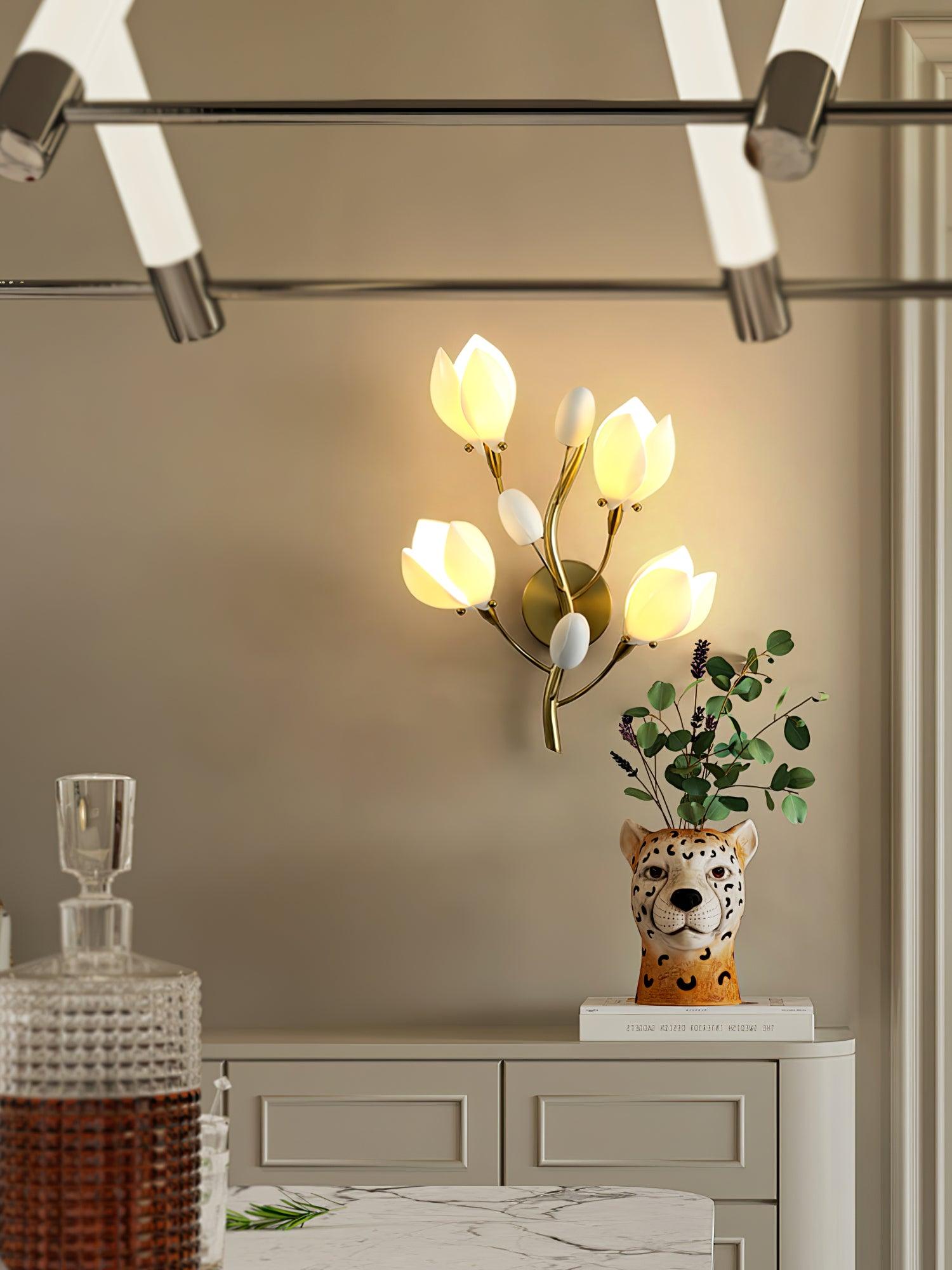 Zasila Magnolia Elegance Ceramic Wall Lamp - Letslighting