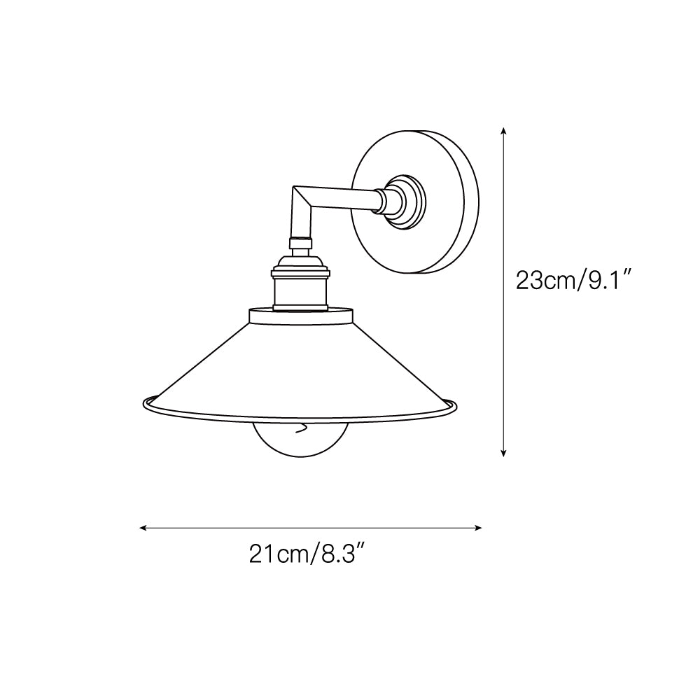 Osile Modern Minimalist Brass Wall Lamp - Letslighting