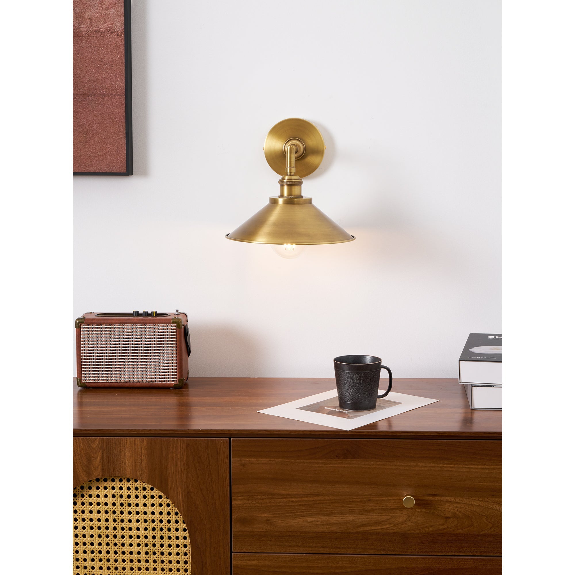 Osile Modern Minimalist Brass Wall Lamp - Letslighting