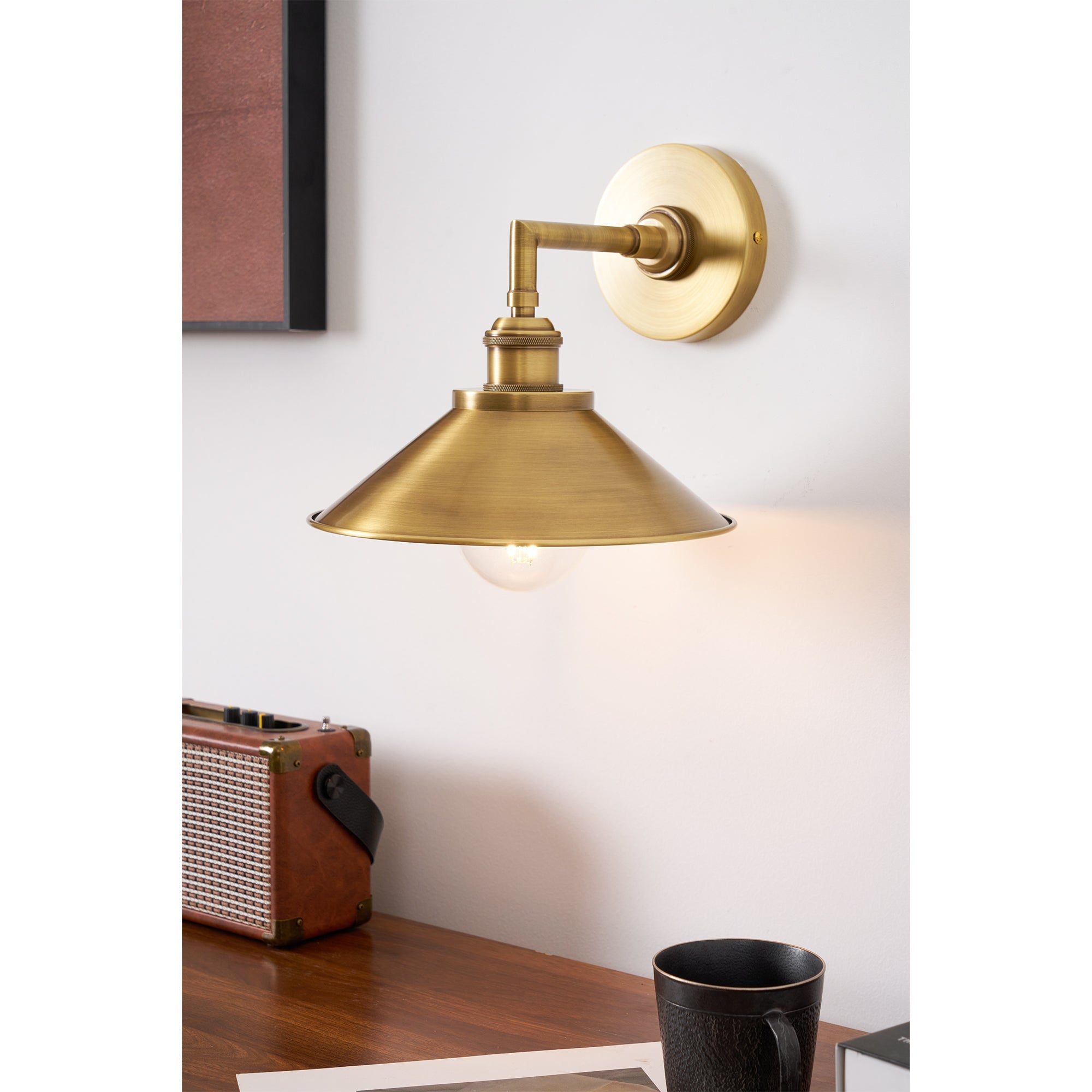 Osile Modern Minimalist Brass Wall Lamp - Letslighting