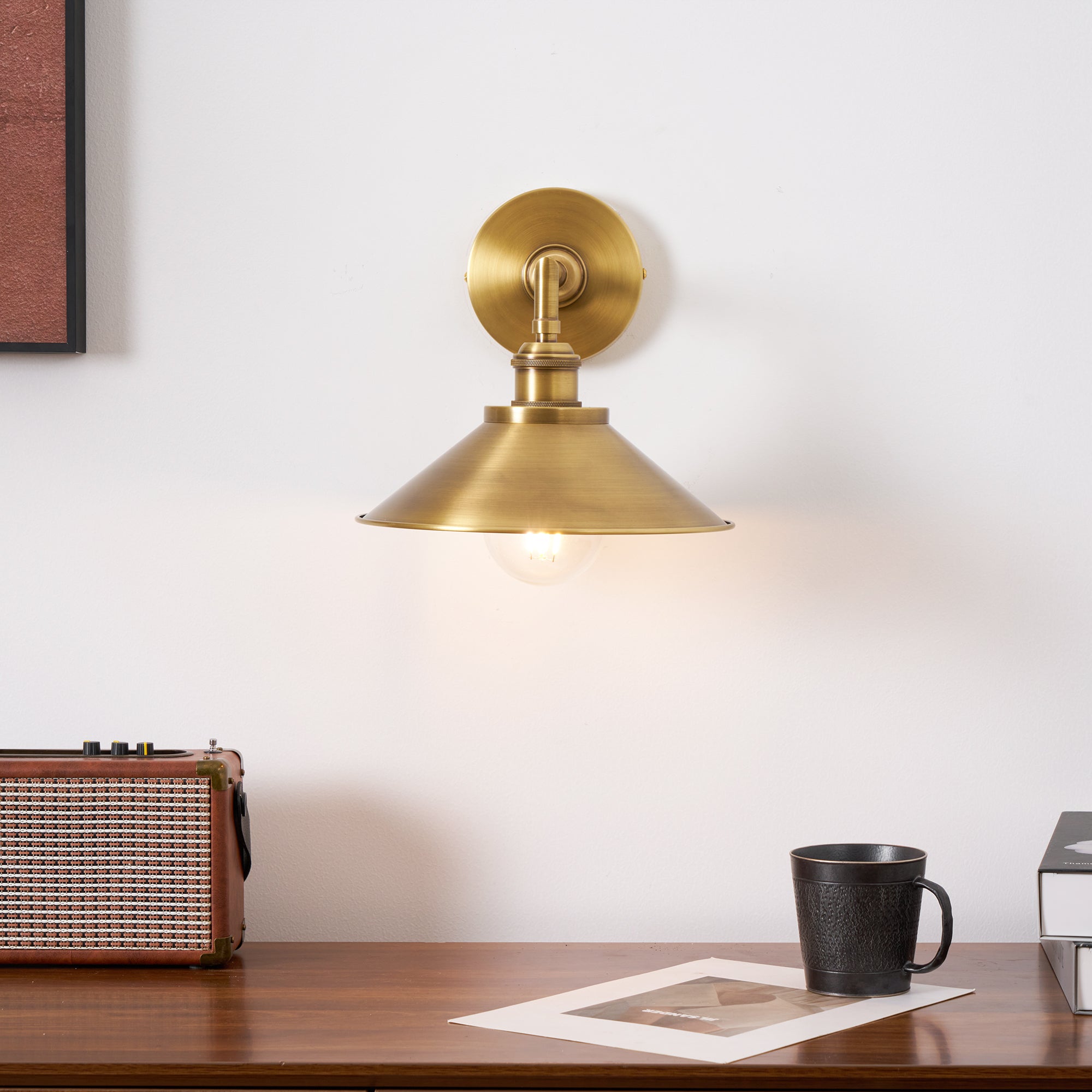 Osile Modern Minimalist Brass Wall Lamp - Letslighting