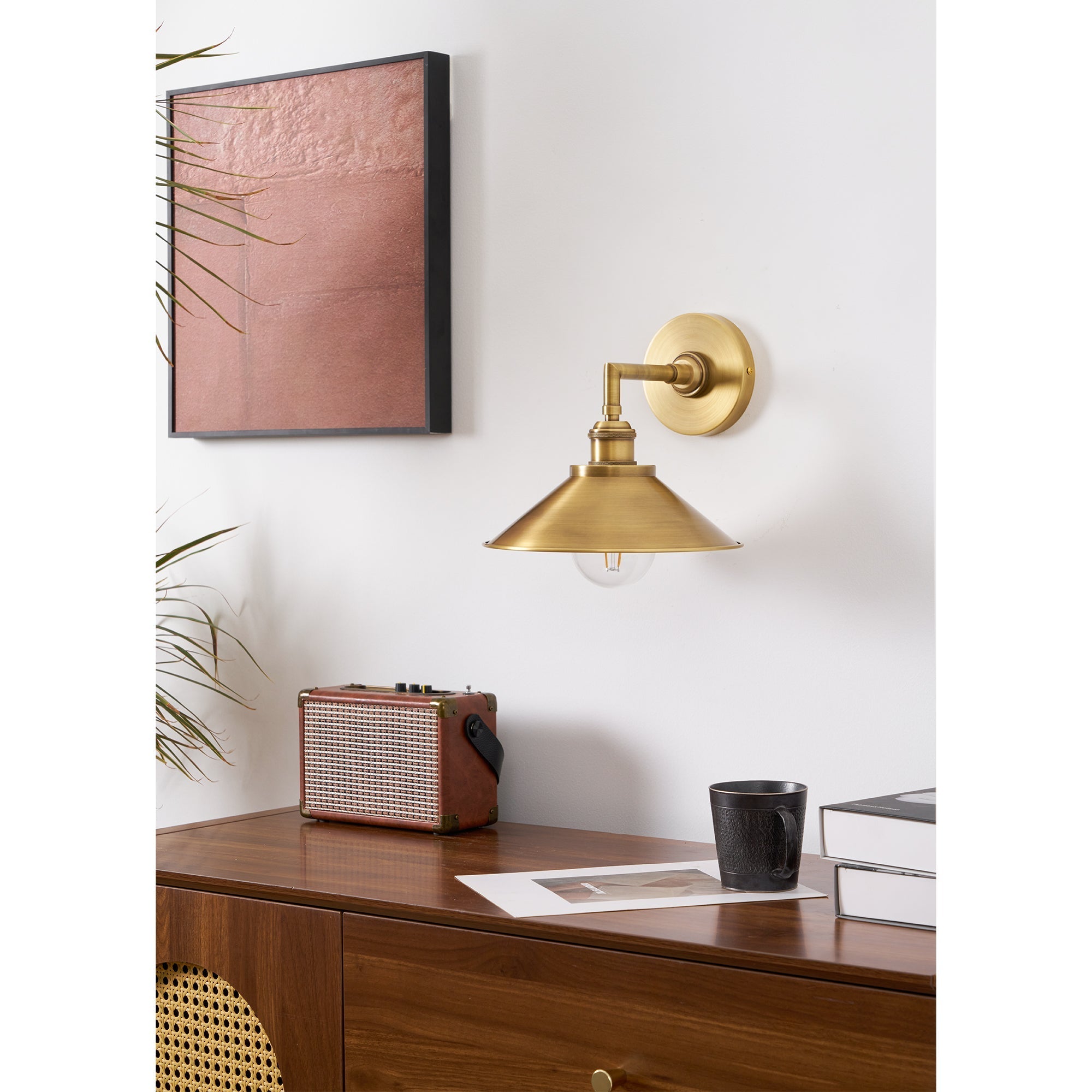 Osile Modern Minimalist Brass Wall Lamp - Letslighting