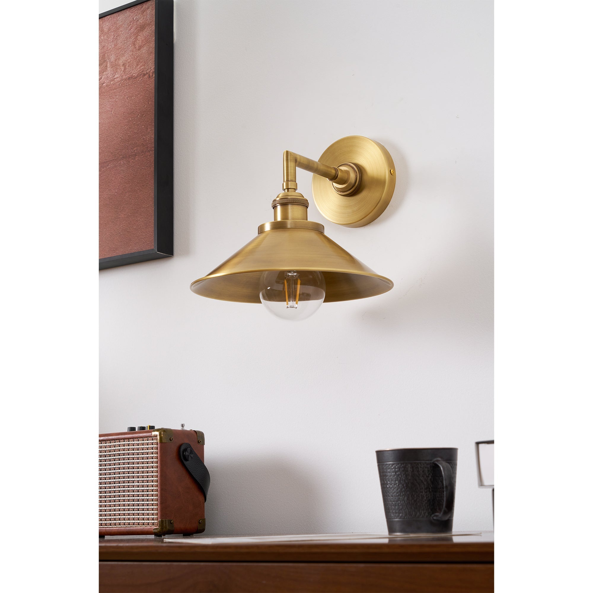 Osile Modern Minimalist Brass Wall Lamp - Letslighting