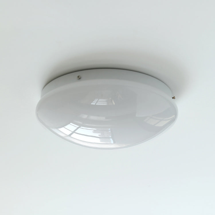 Alcaria Modern Minimalist Glass Flush Ceiling Light - Letslighting