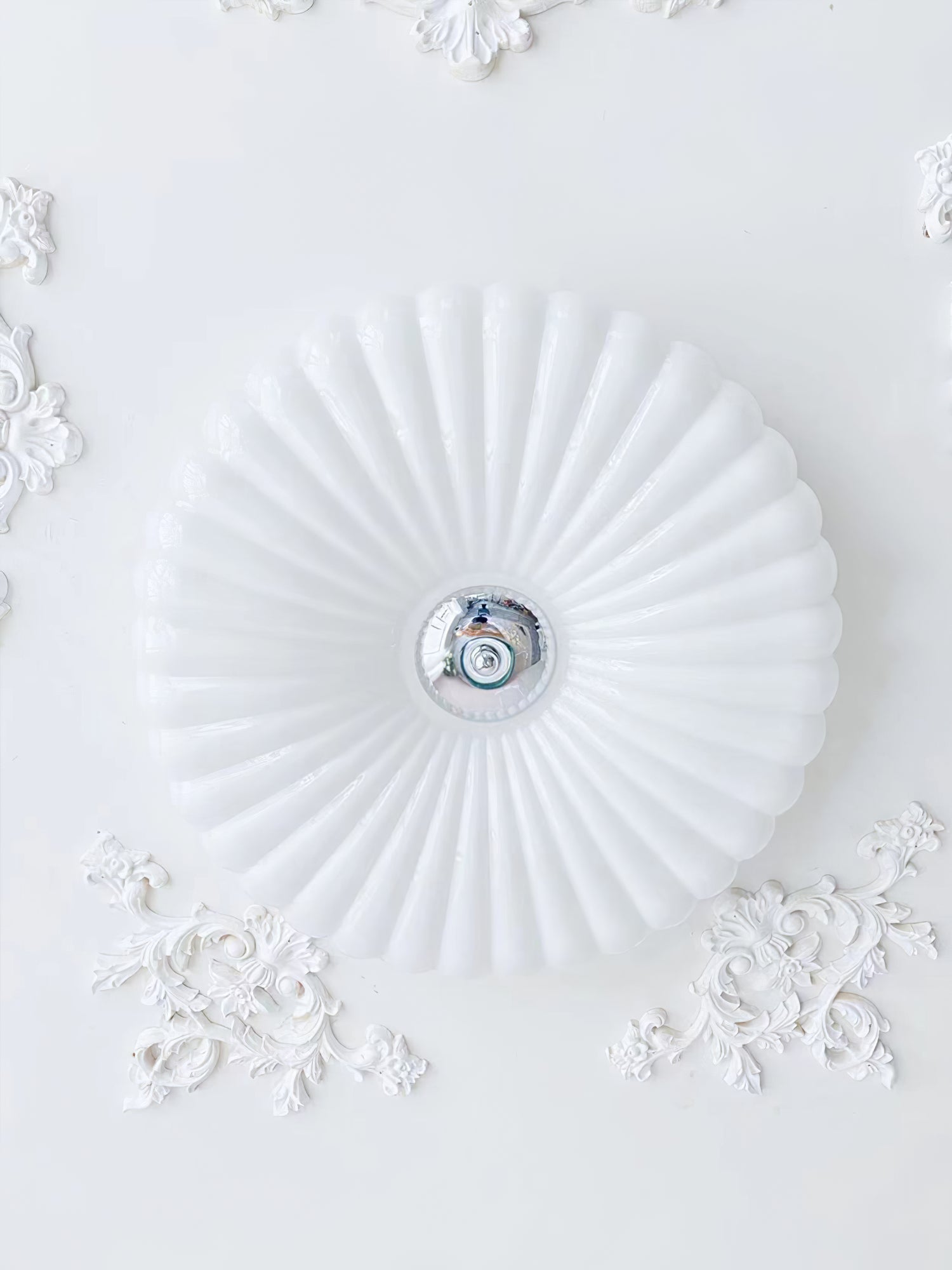 Zathee Modern Minimalist Glass Flush Mount Ceiling Light - Letslighting