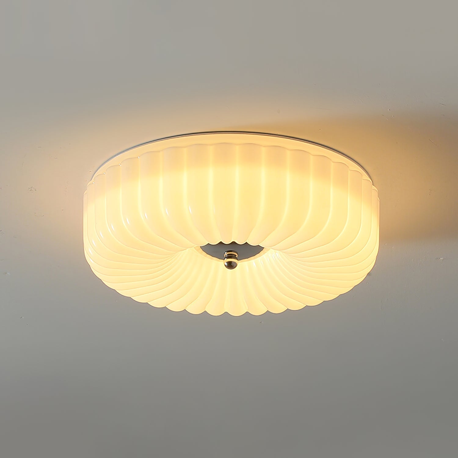 Zathee Modern Minimalist Glass Flush Mount Ceiling Light - Letslighting