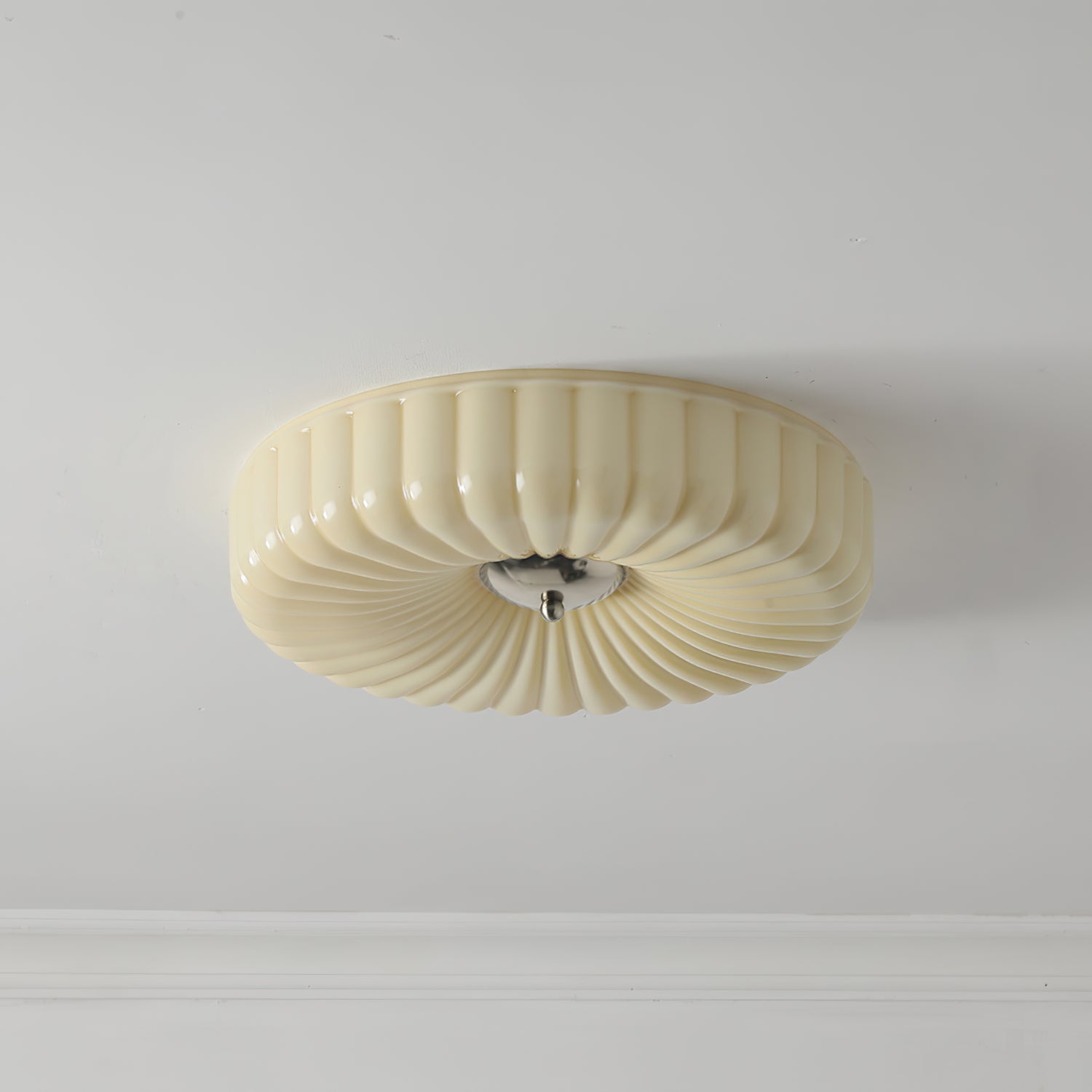 Zathee Modern Minimalist Glass Flush Mount Ceiling Light - Letslighting