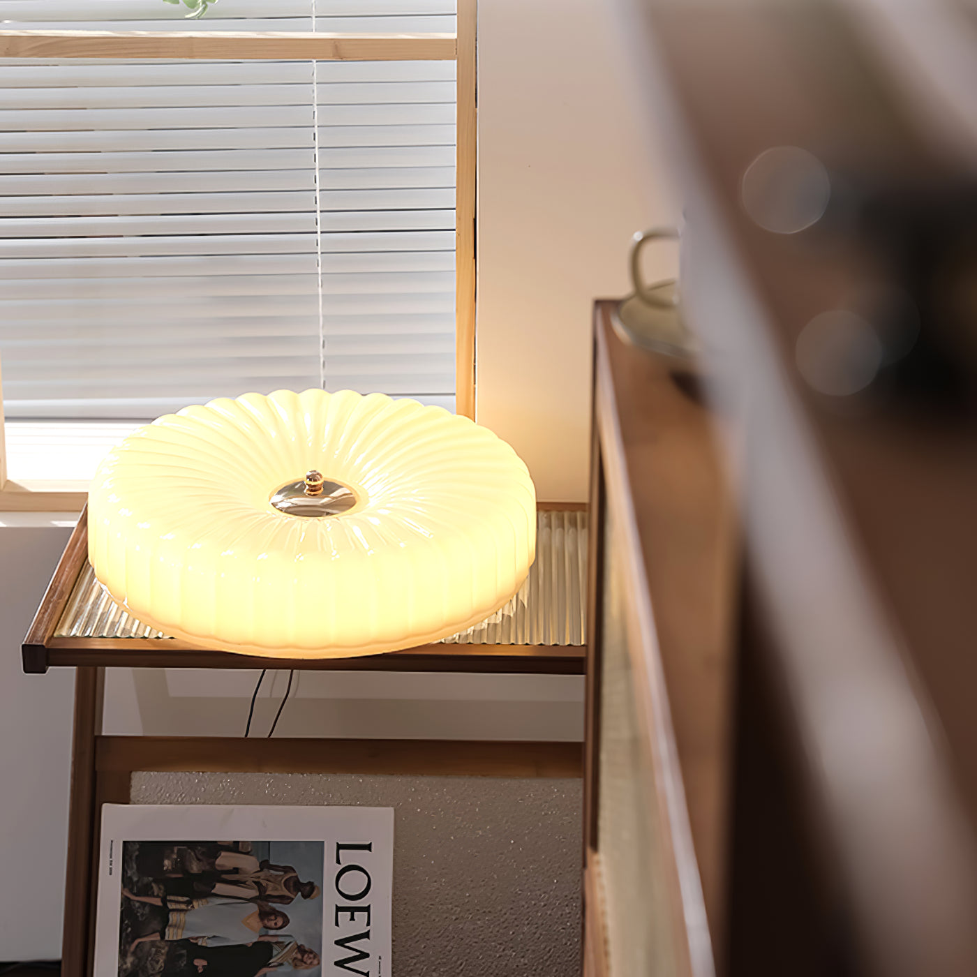 Zathee Modern Minimalist Glass Flush Mount Ceiling Light - Letslighting