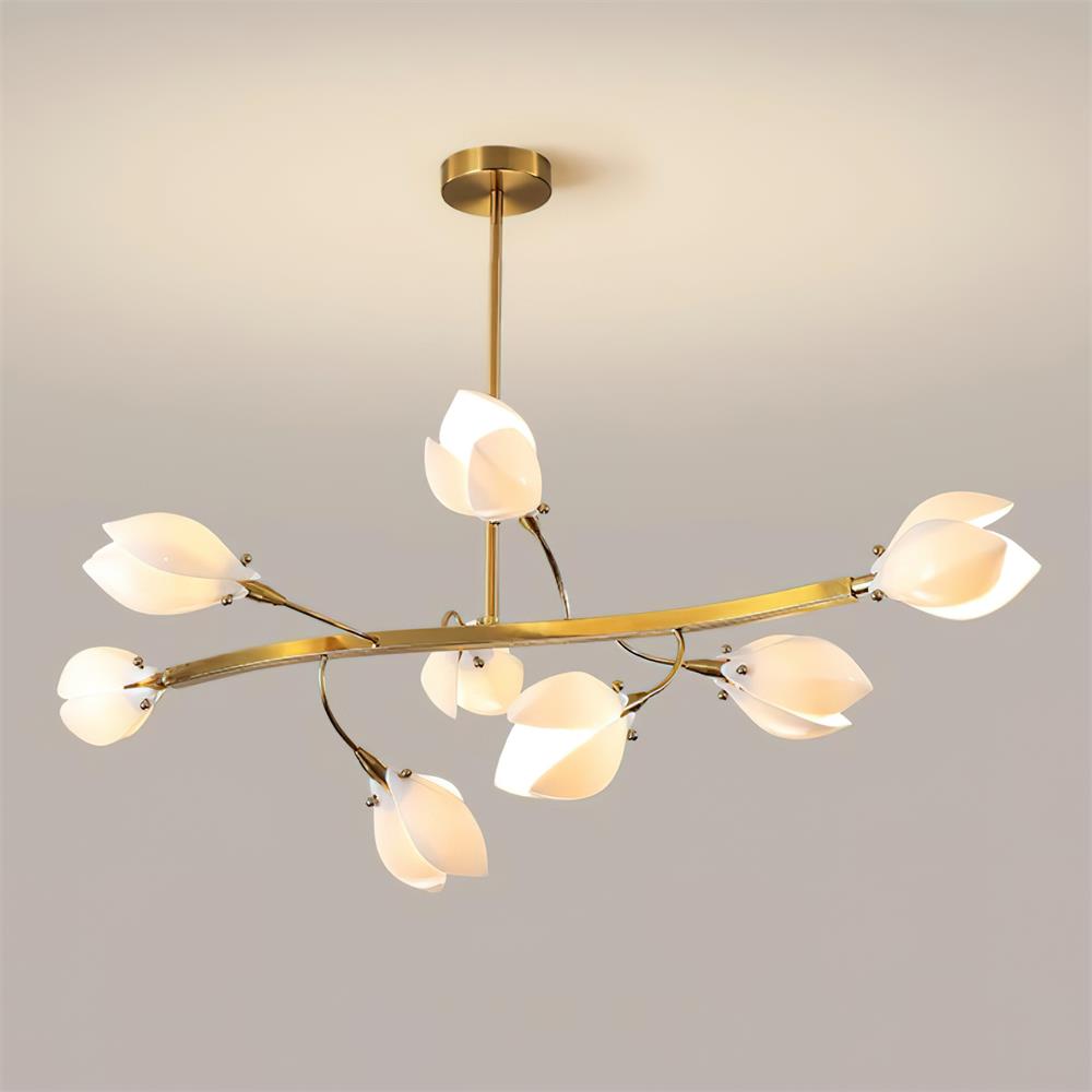 Willow Bloom Chandelier Curved Petal Branches - Letslighting