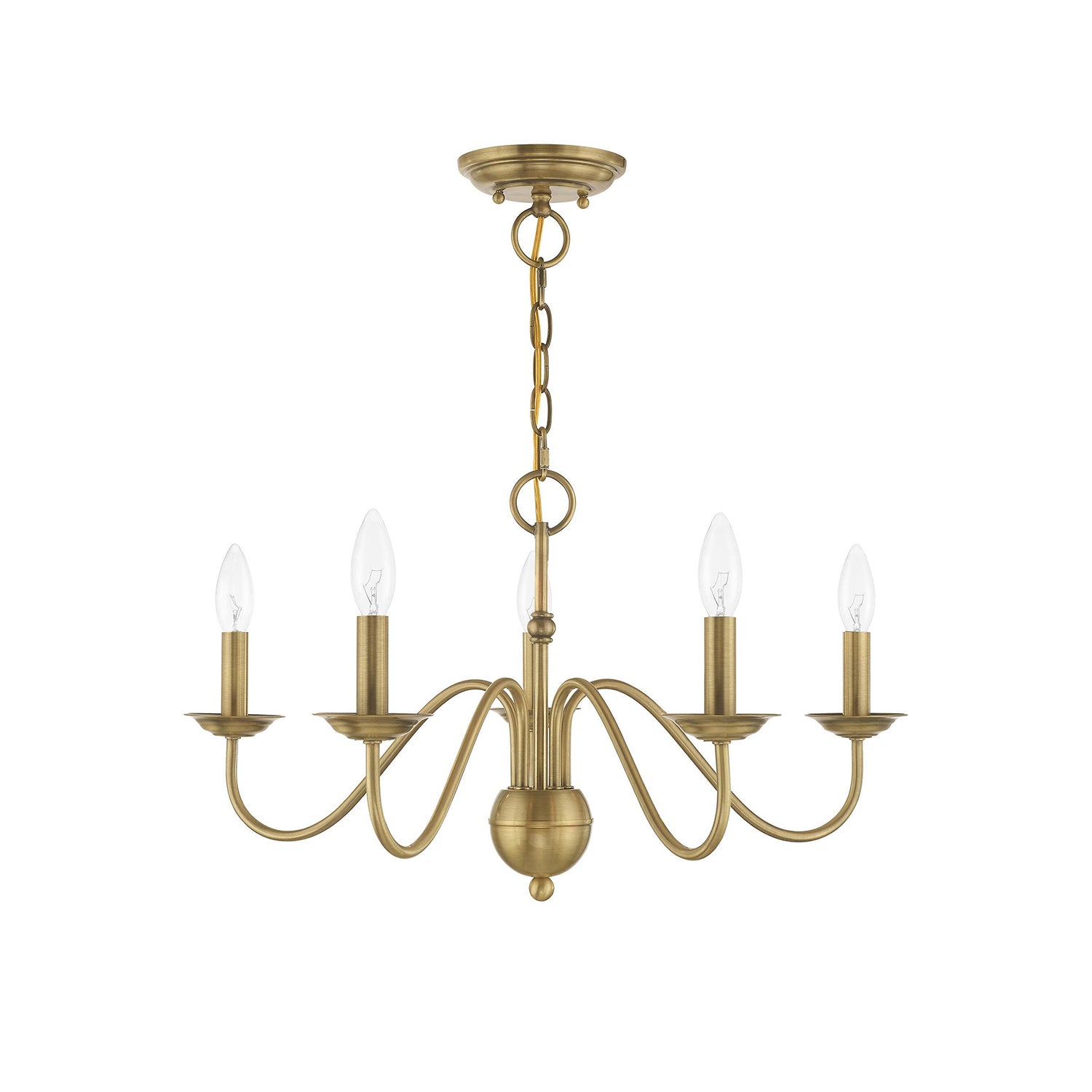 Avvarir Vintage Industrial Brass Chandelier - Letslighting