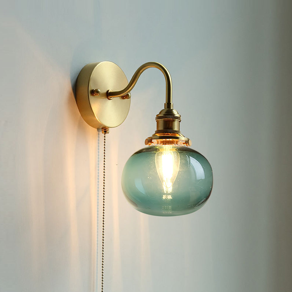 Valentina Vintage Glass Wall Lamp - Letslighting