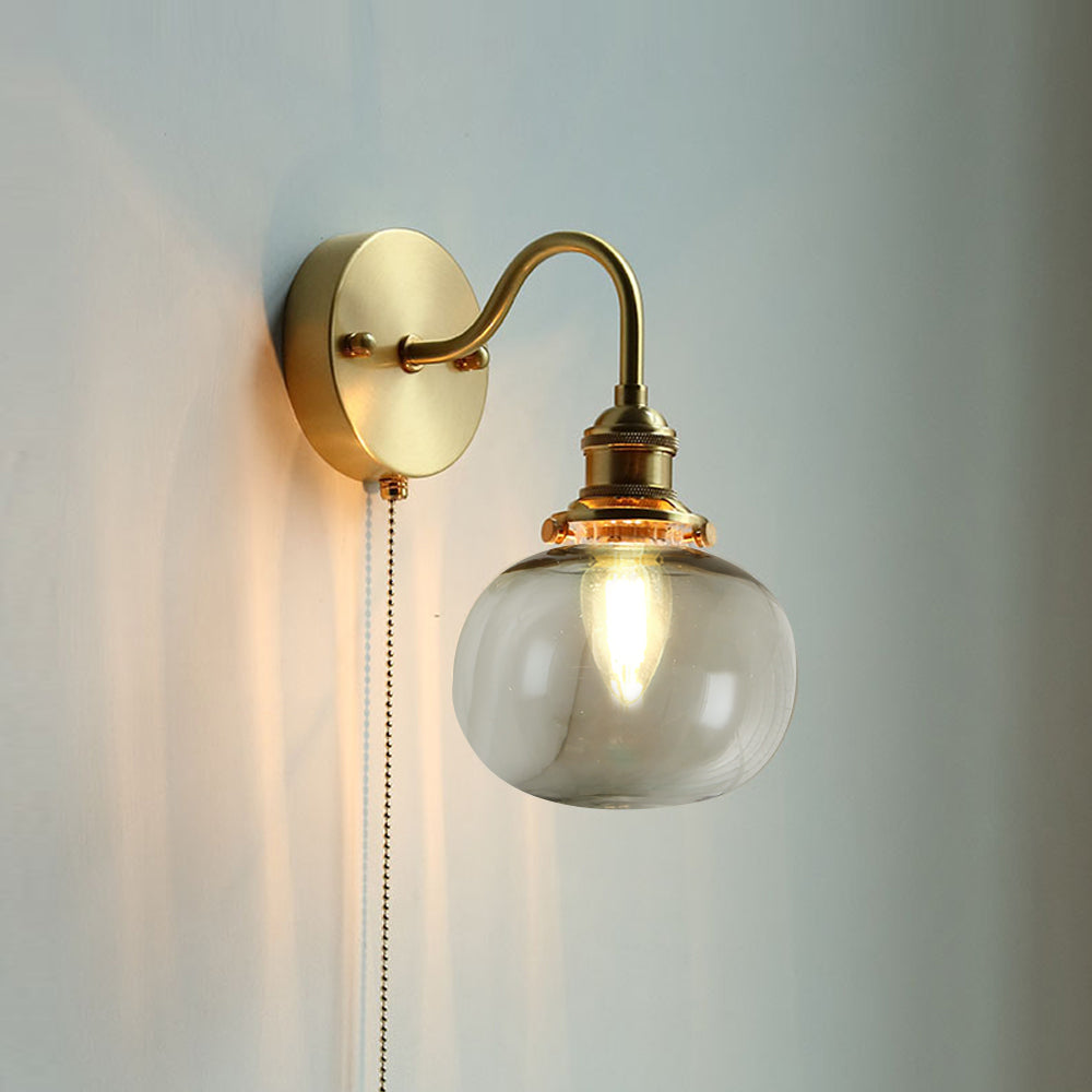 Valentina Vintage Glass Wall Lamp - Letslighting