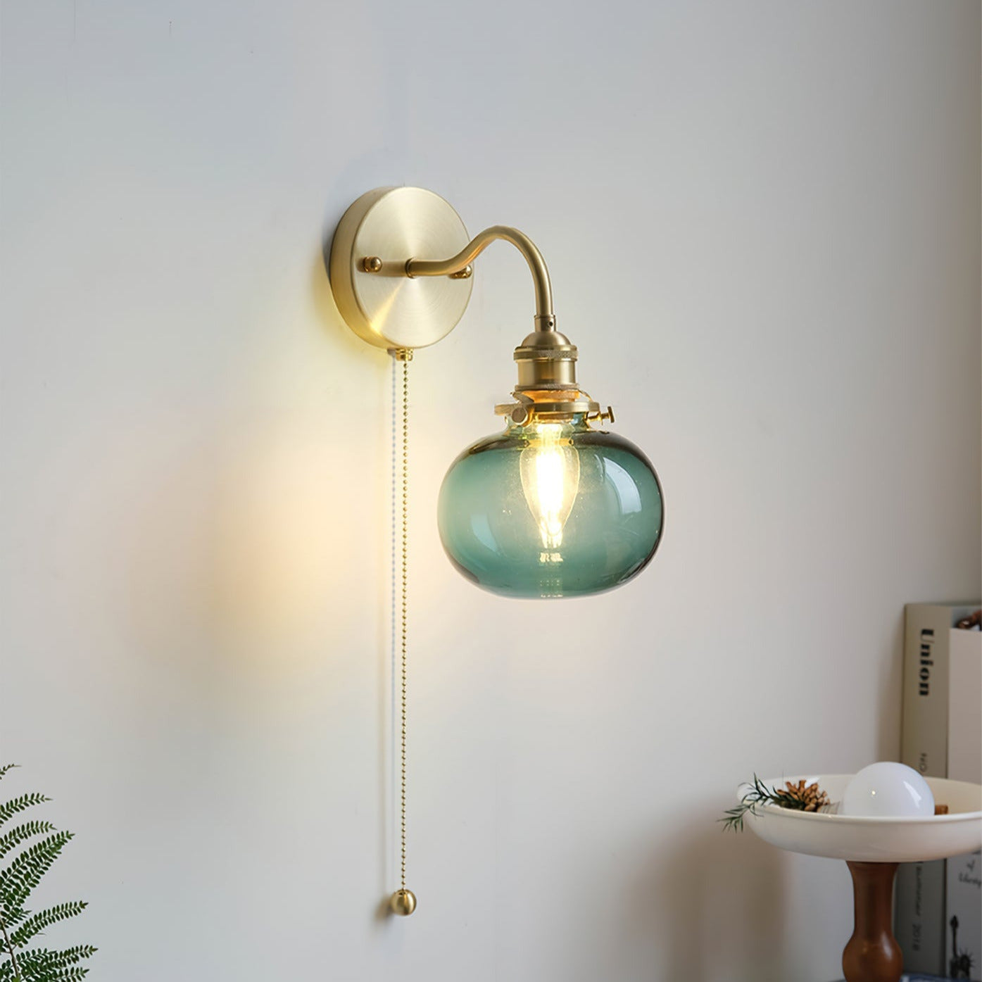 Valentina Vintage Glass Wall Lamp - Letslighting