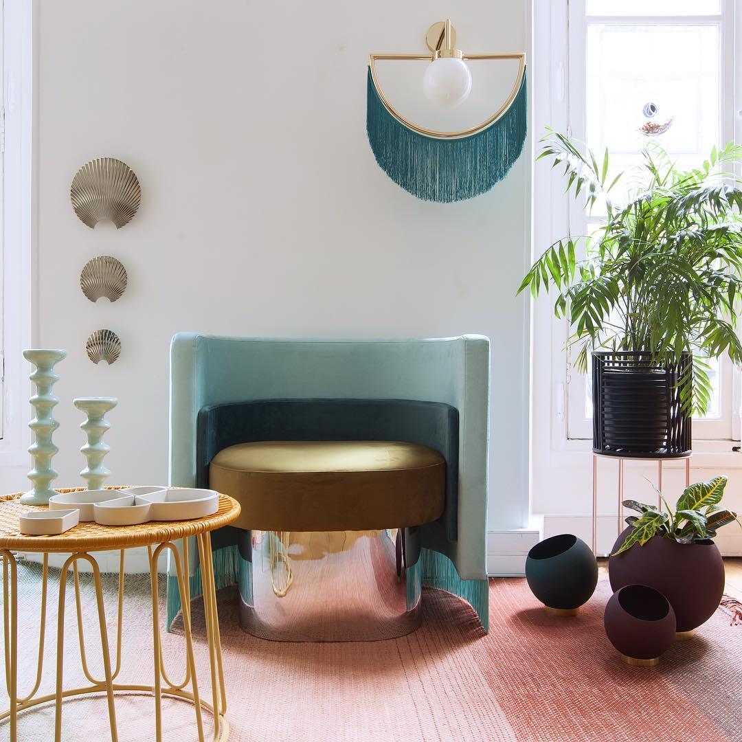 Verinyra Tassel Cute Fabric Glass Wall Lamp - Letslighting