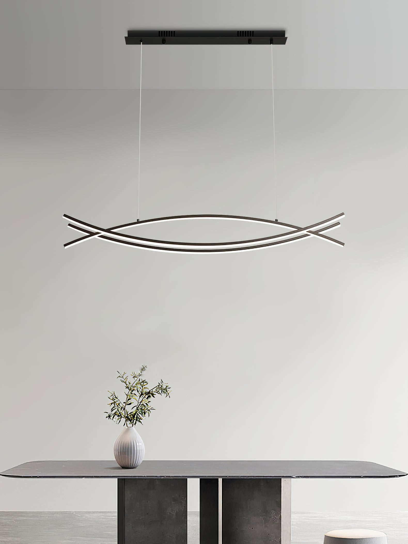 Curinis Modern Minimalist Art LED Chandelier - Letslighting