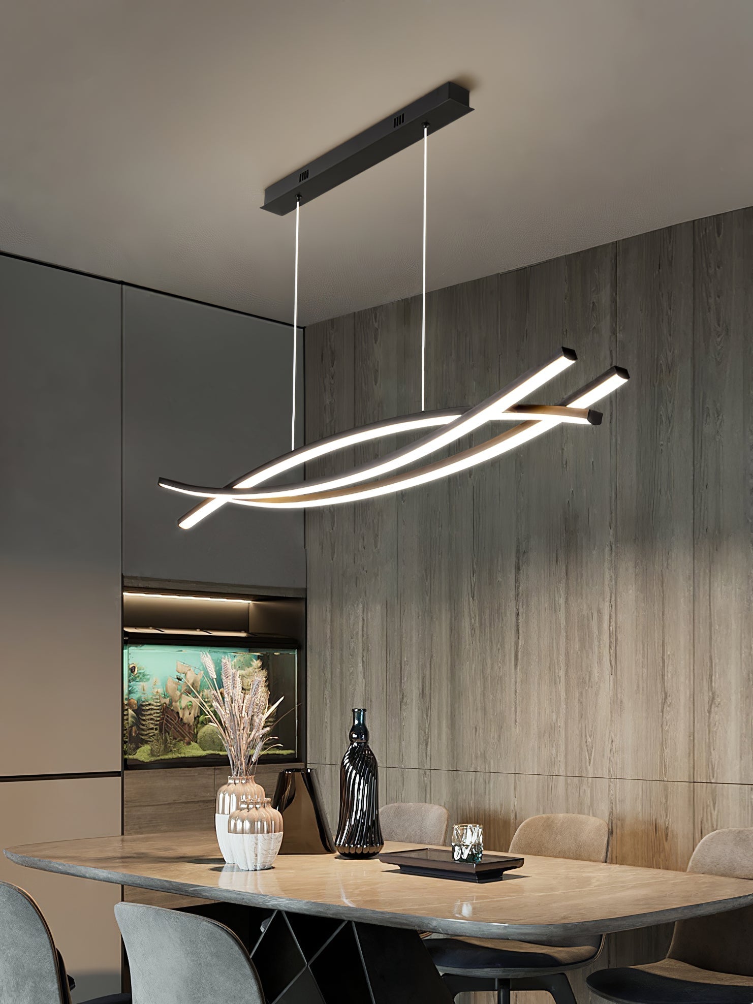 Curinis Modern Minimalist Art LED Chandelier - Letslighting