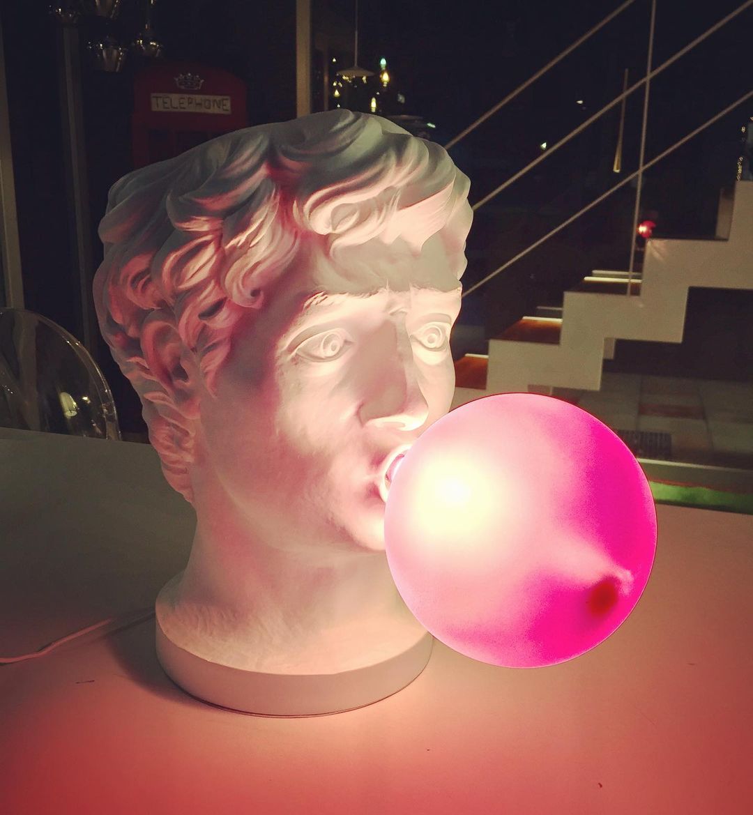 PopArt Contemporary Glass Table Lamp - Letslighting