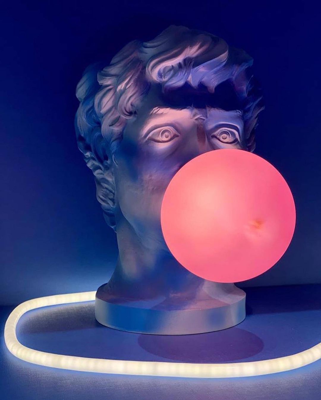 PopArt Contemporary Glass Table Lamp - Letslighting