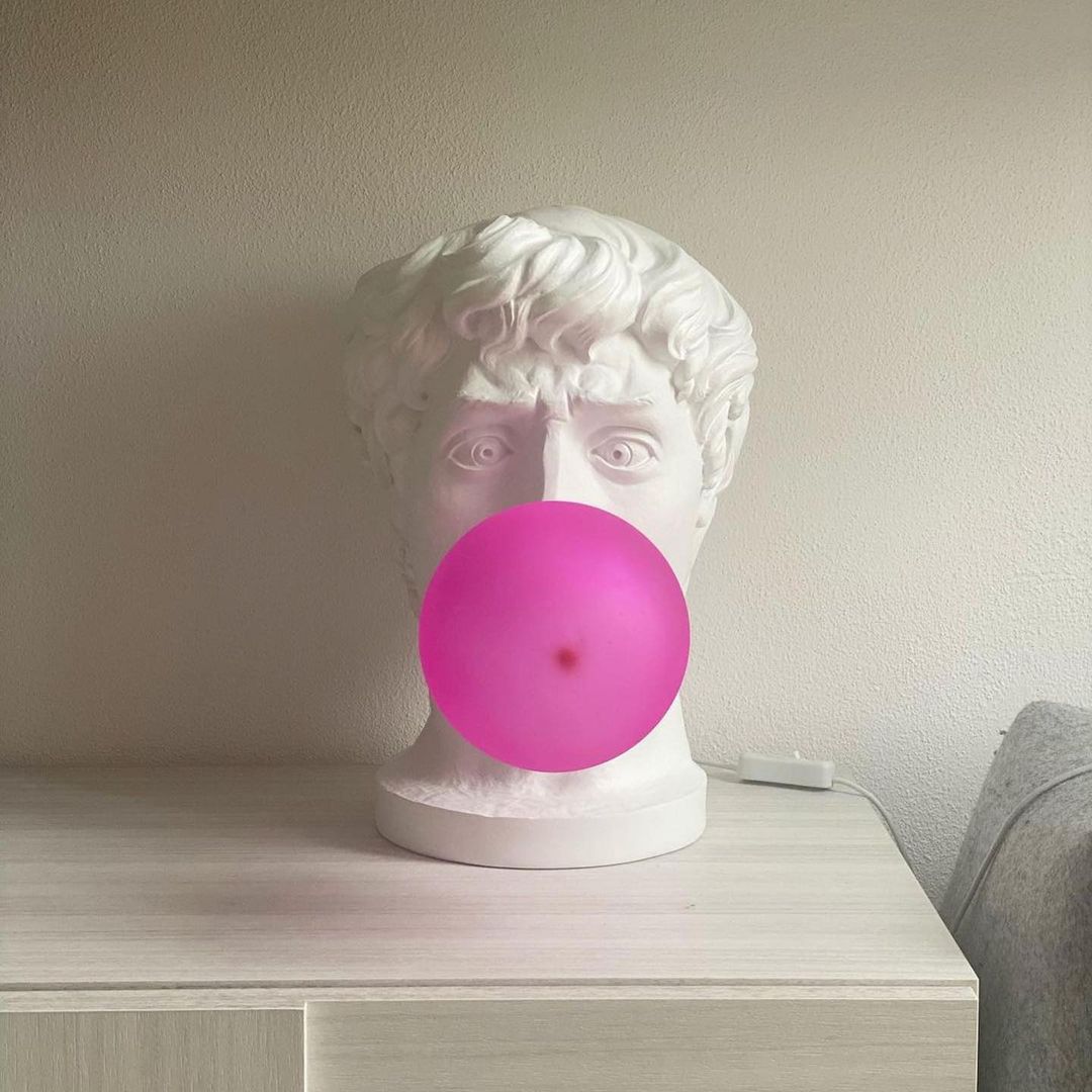 PopArt Contemporary Glass Table Lamp - Letslighting