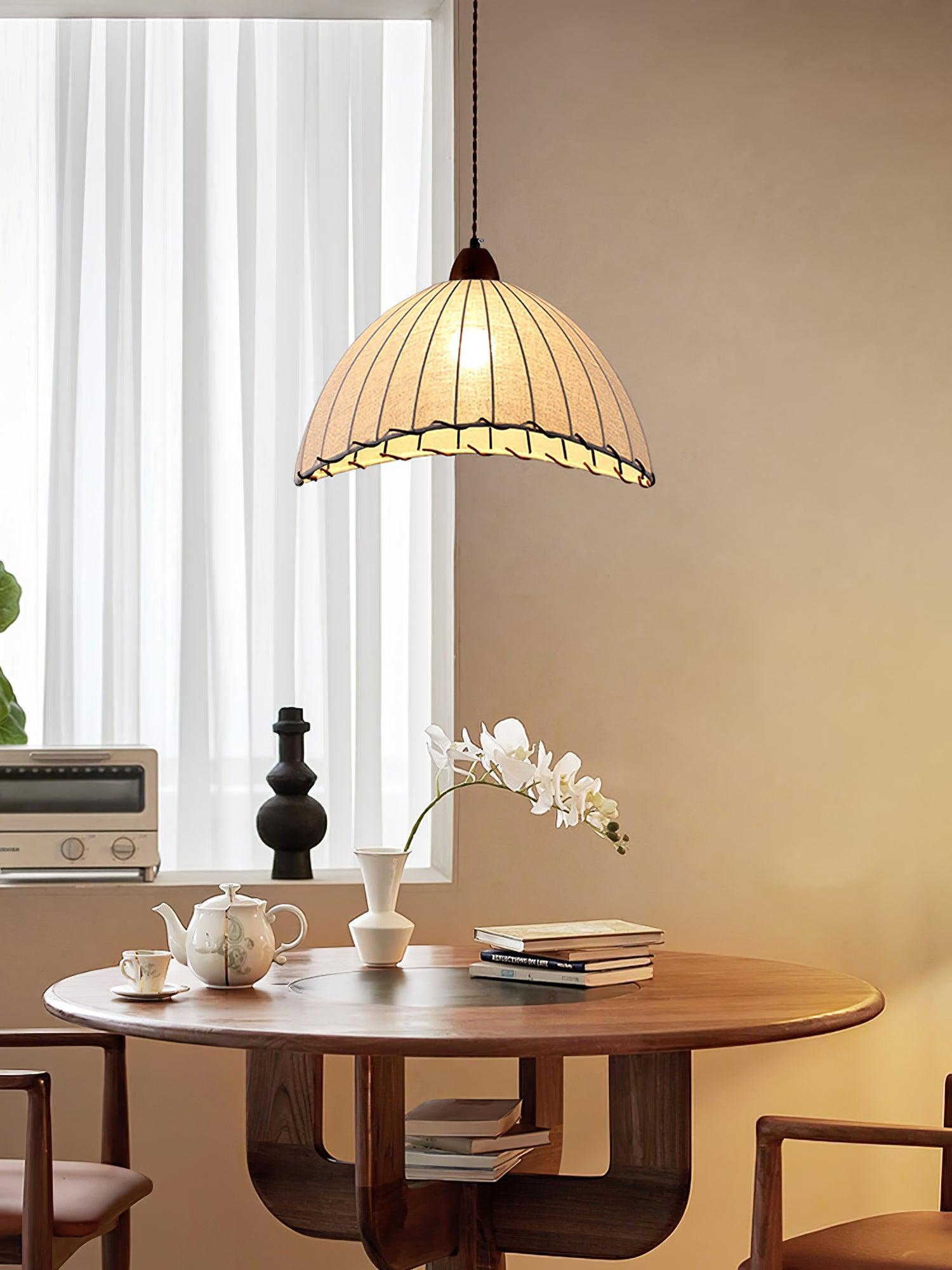 Elara Modern Fabric Pendant Light - Letslighting