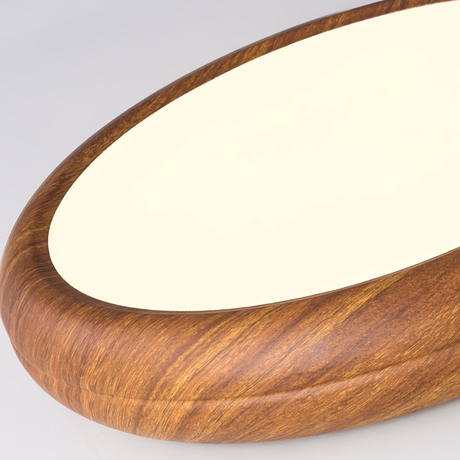 Muto Wood Grain Round  Ceiling Light