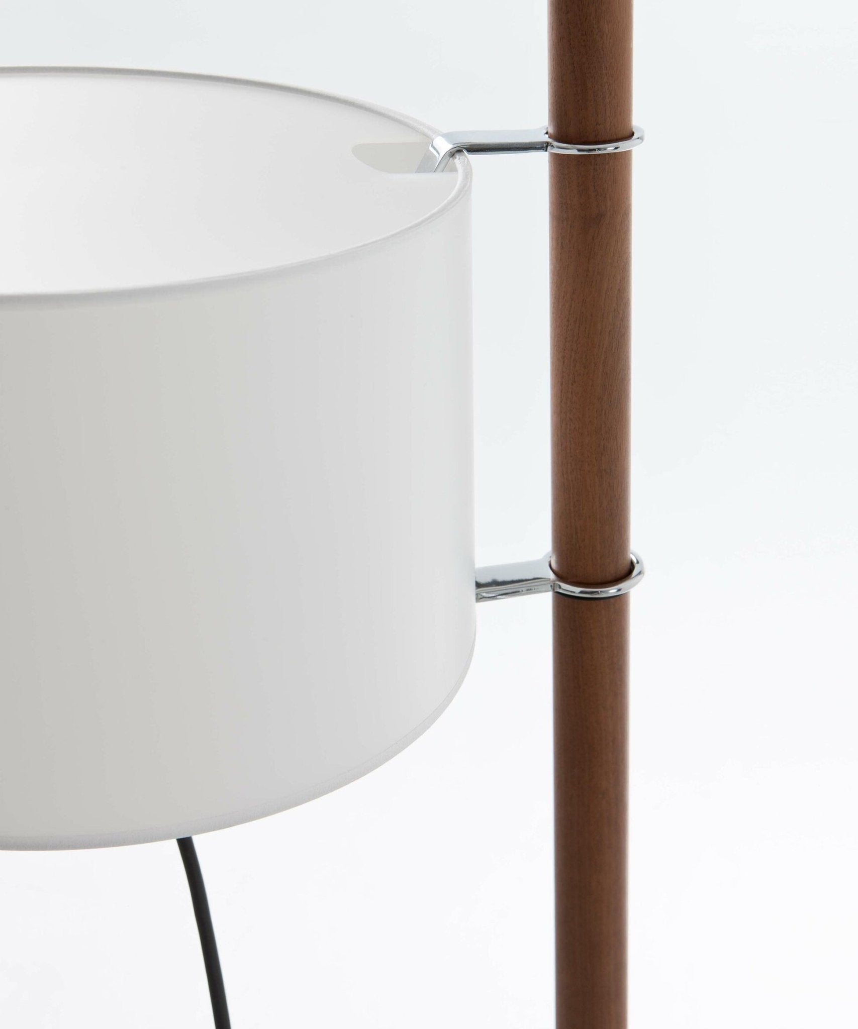 Torna Wood Fabric Floor Lamp - Letslighting