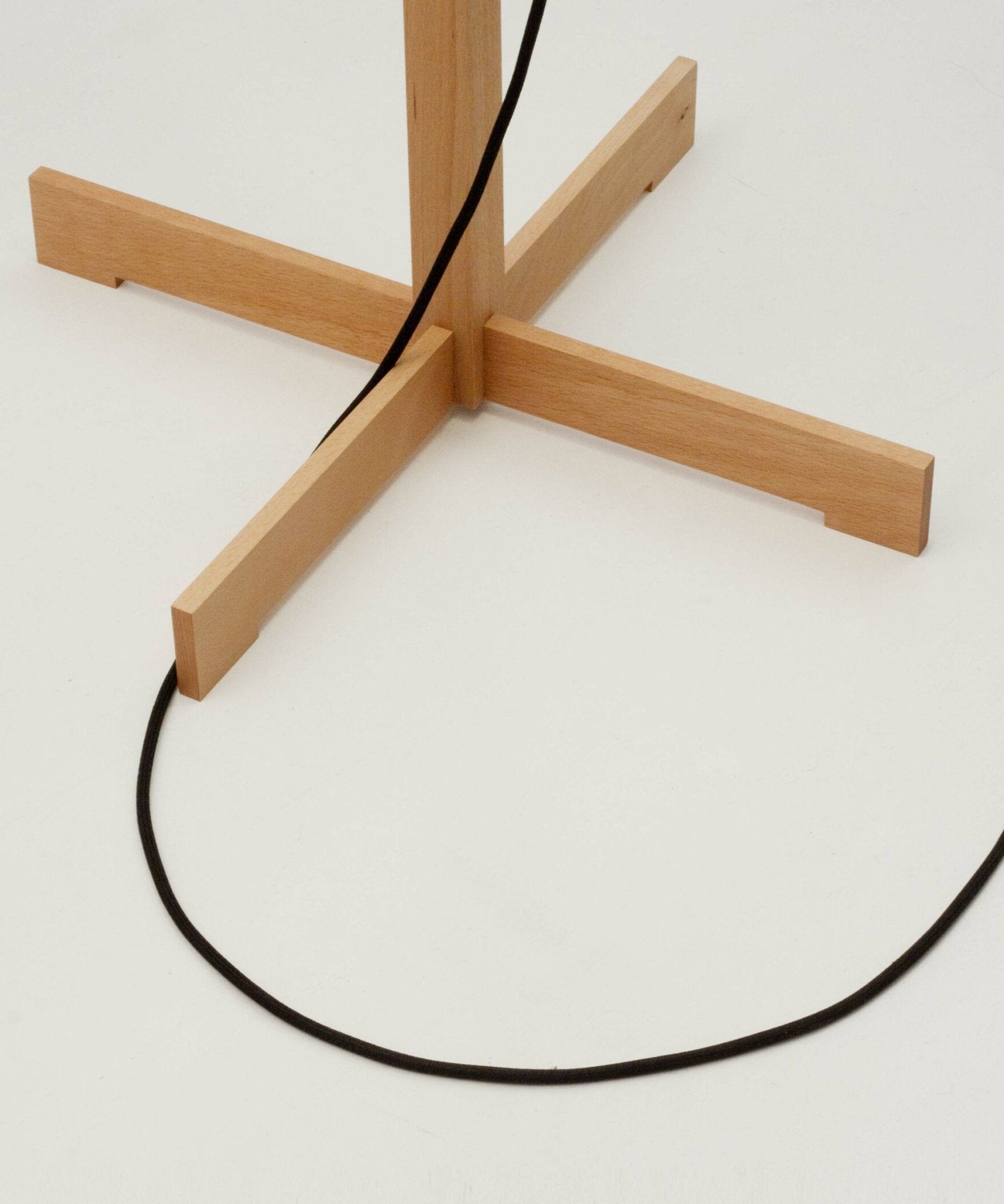 Torna Wood Fabric Floor Lamp - Letslighting