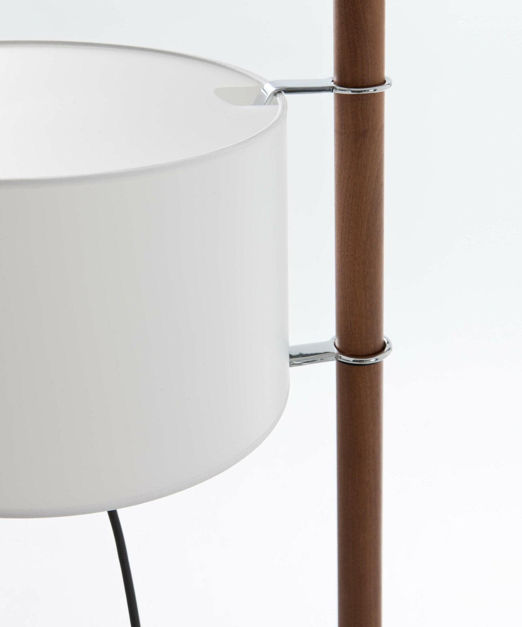 Torna Wood Fabric Floor Lamp - Letslighting