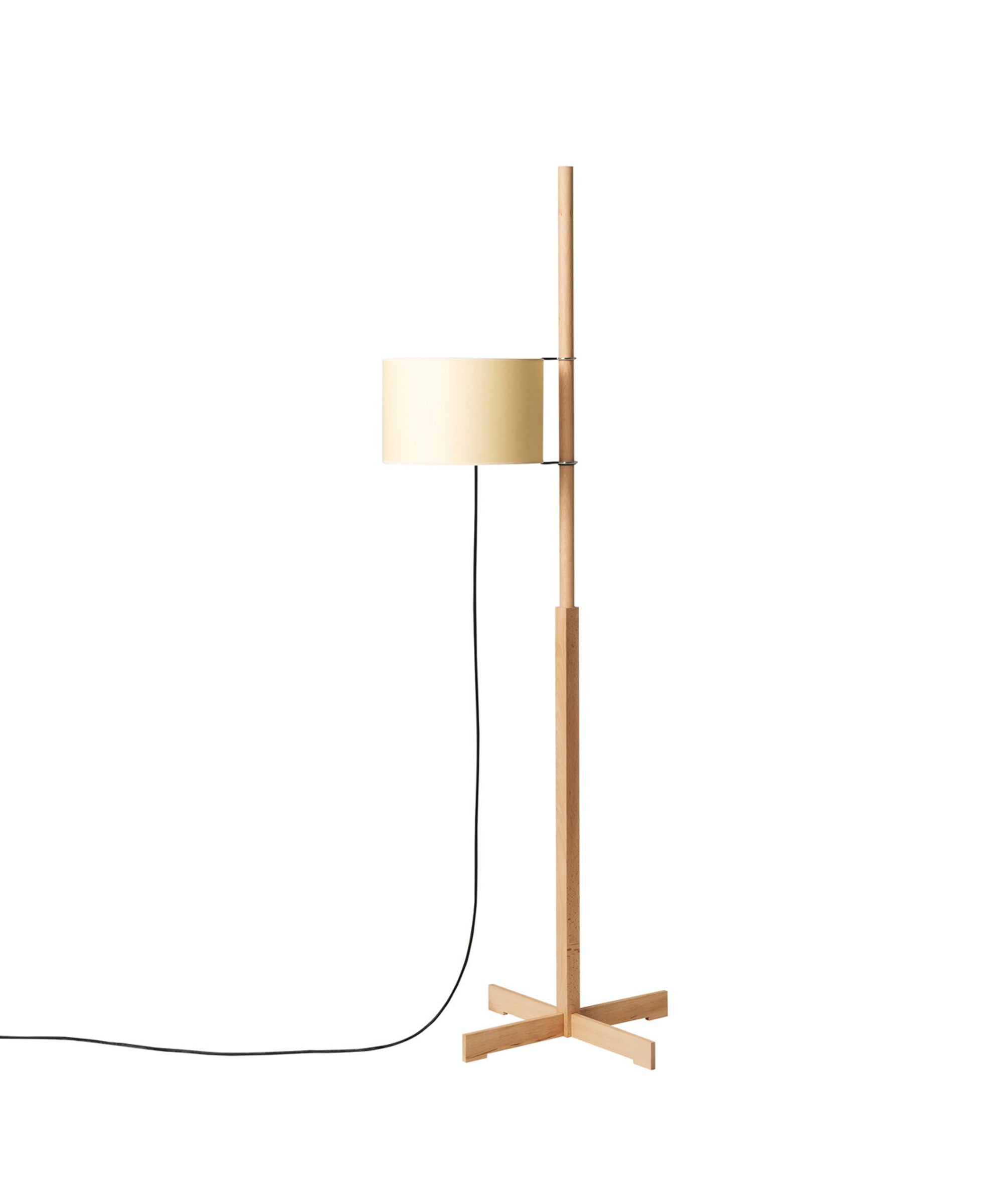 Torna Wood Fabric Floor Lamp - Letslighting