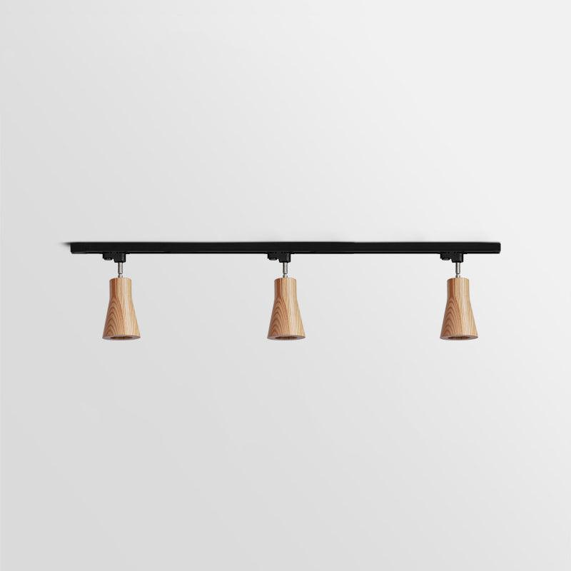Aim Wood Track Ceiling Light Spotlight - Letslighting