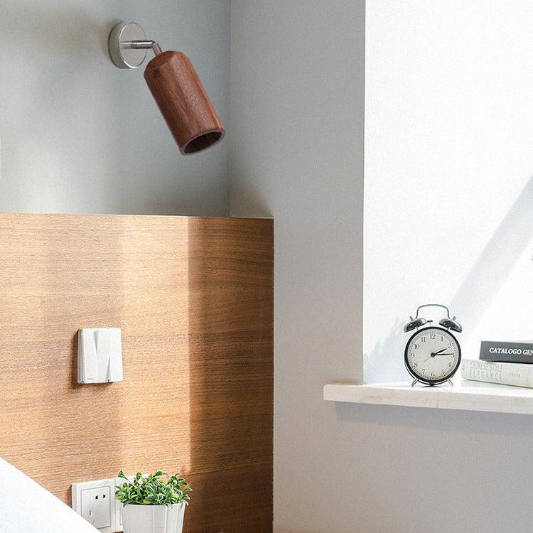 Aim Wood Track Ceiling Light Spotlight - Letslighting