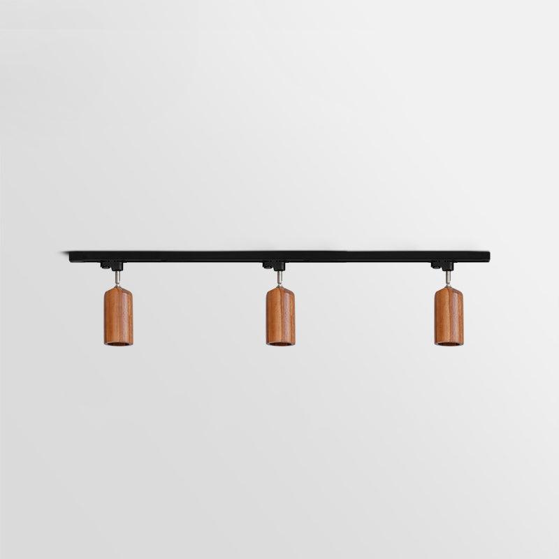Aim Wood Track Ceiling Light Spotlight - Letslighting