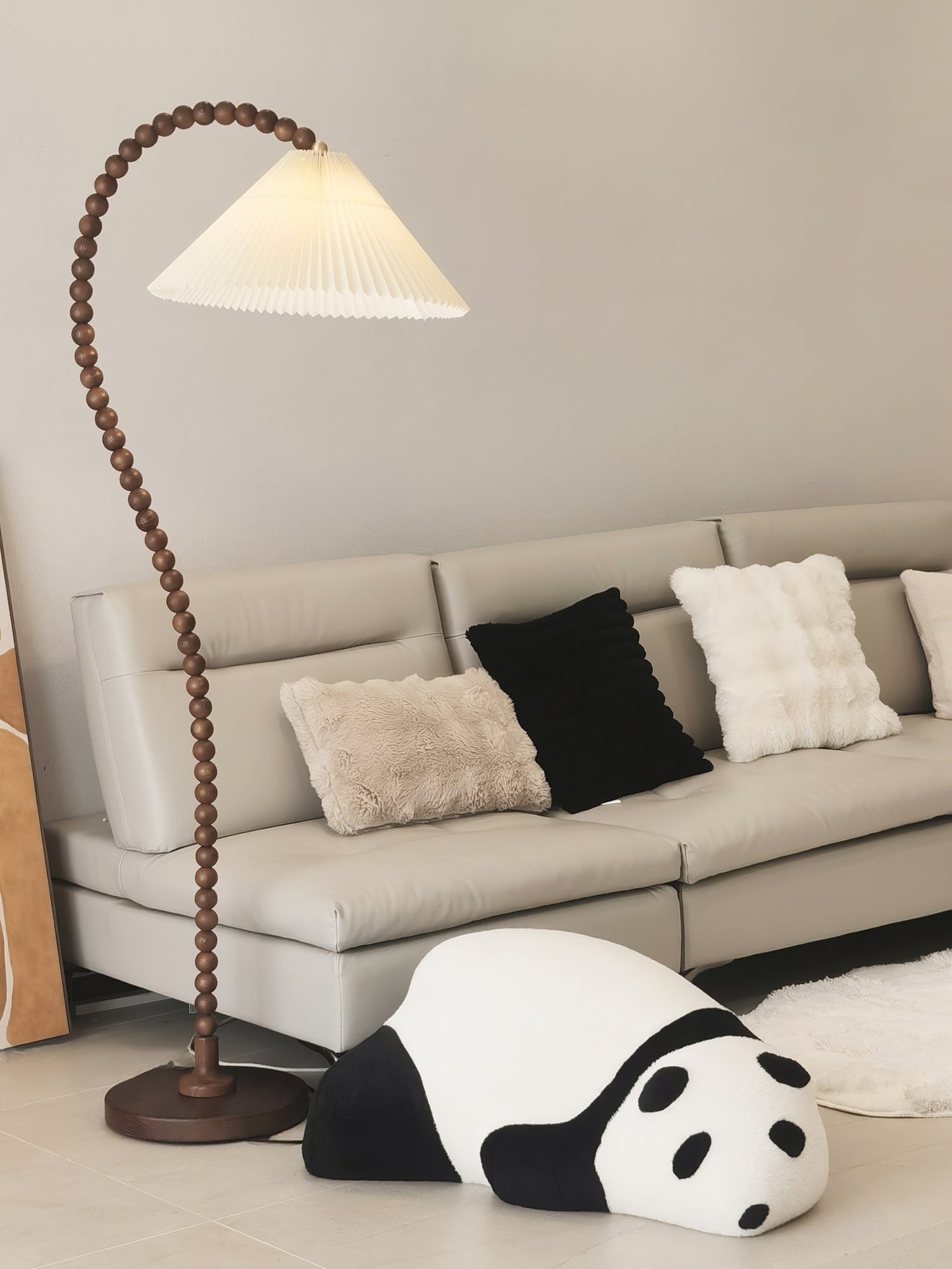 Nadia Modern Wood Floor Lamp - Letslighting