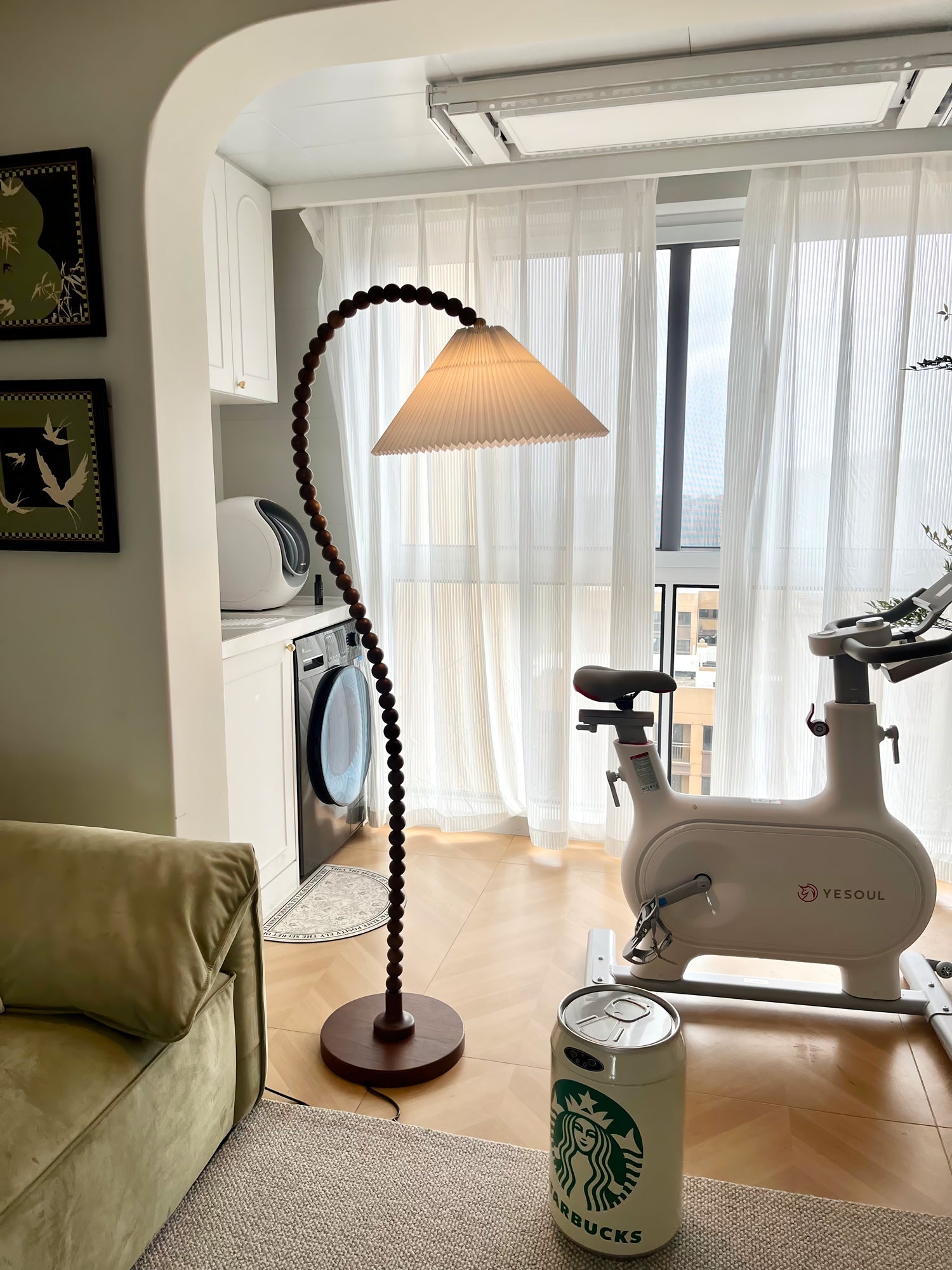 Nadia Modern Wood Floor Lamp - Letslighting