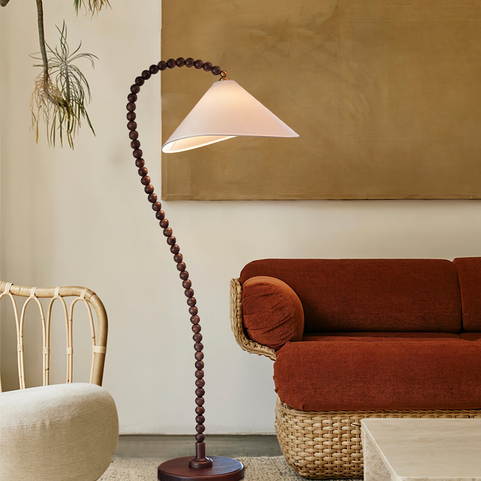 Nadia Modern Wood Floor Lamp - Letslighting