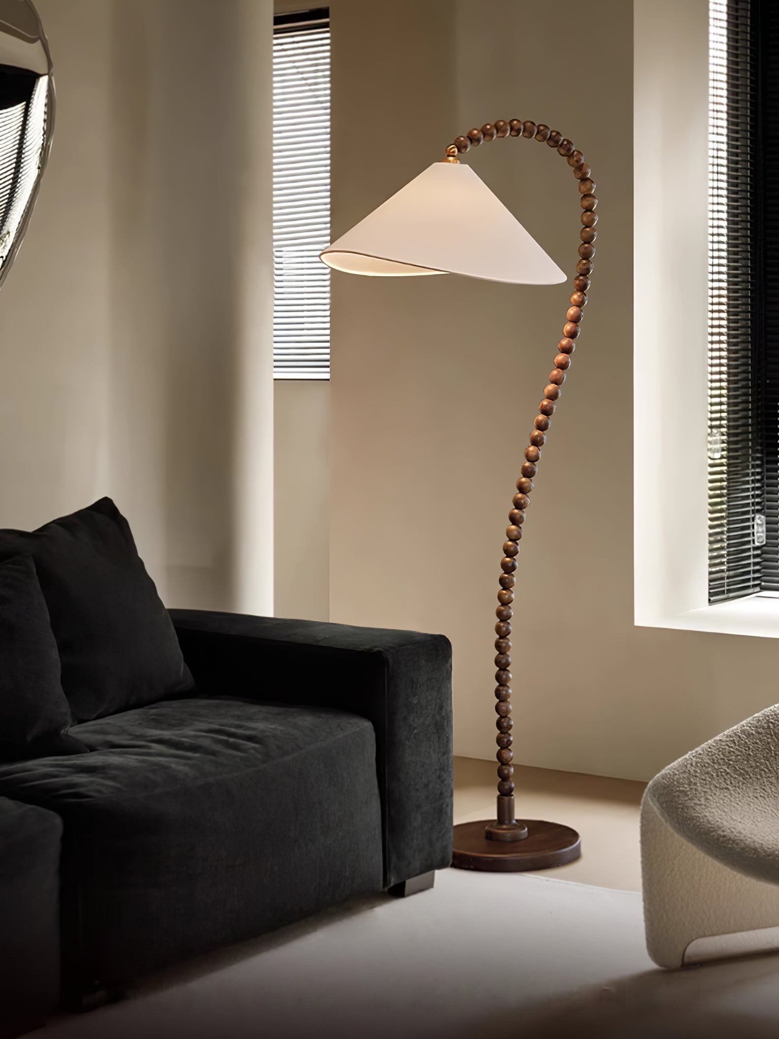 Nadia Modern Wood Floor Lamp - Letslighting