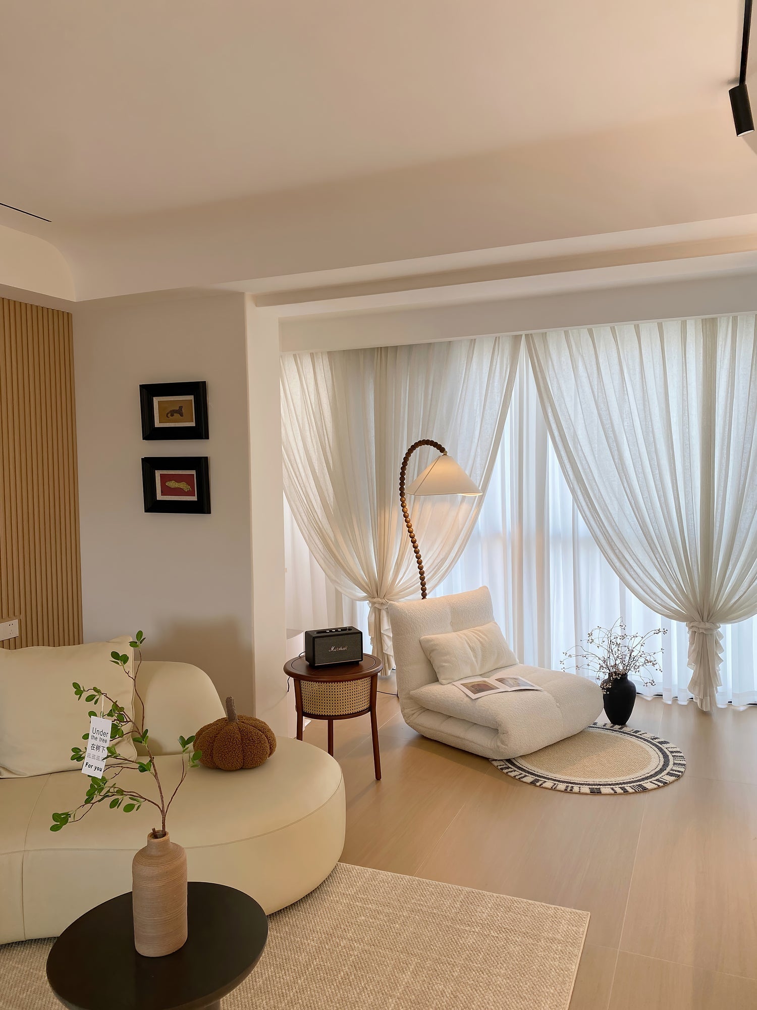 Nadia Modern Wood Floor Lamp - Letslighting