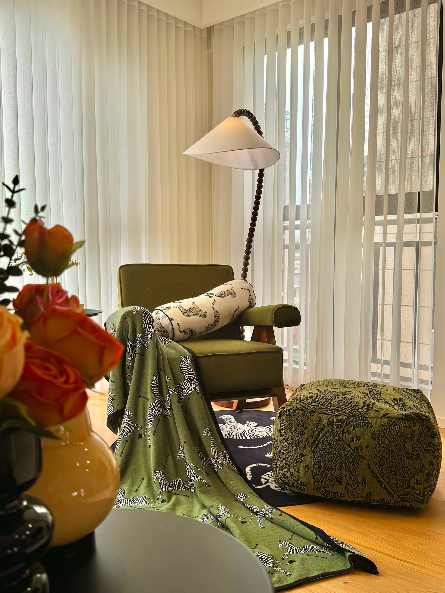 Nadia Modern Wood Floor Lamp - Letslighting