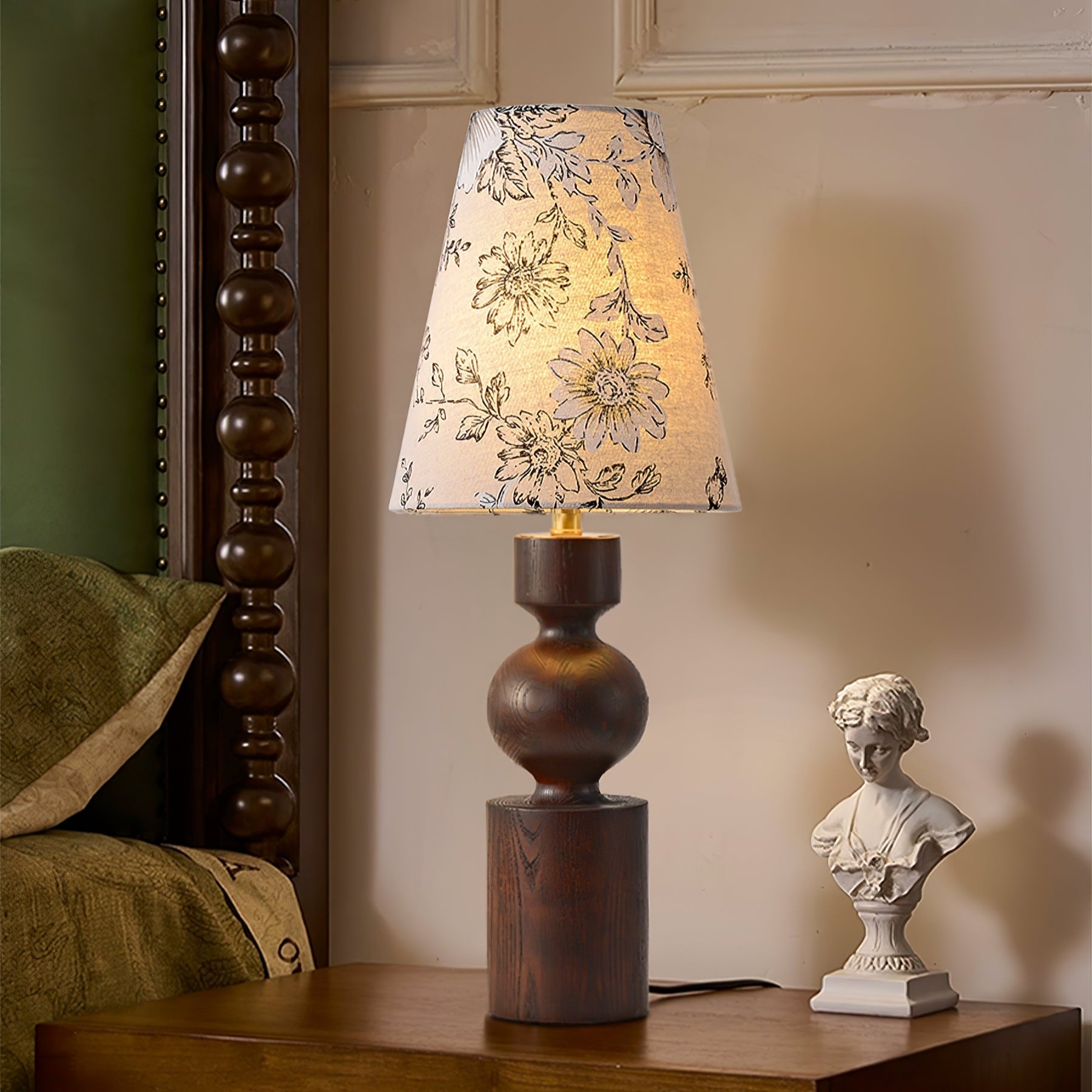 Thorne Vintage WoodnTable Lamp - Letslighting