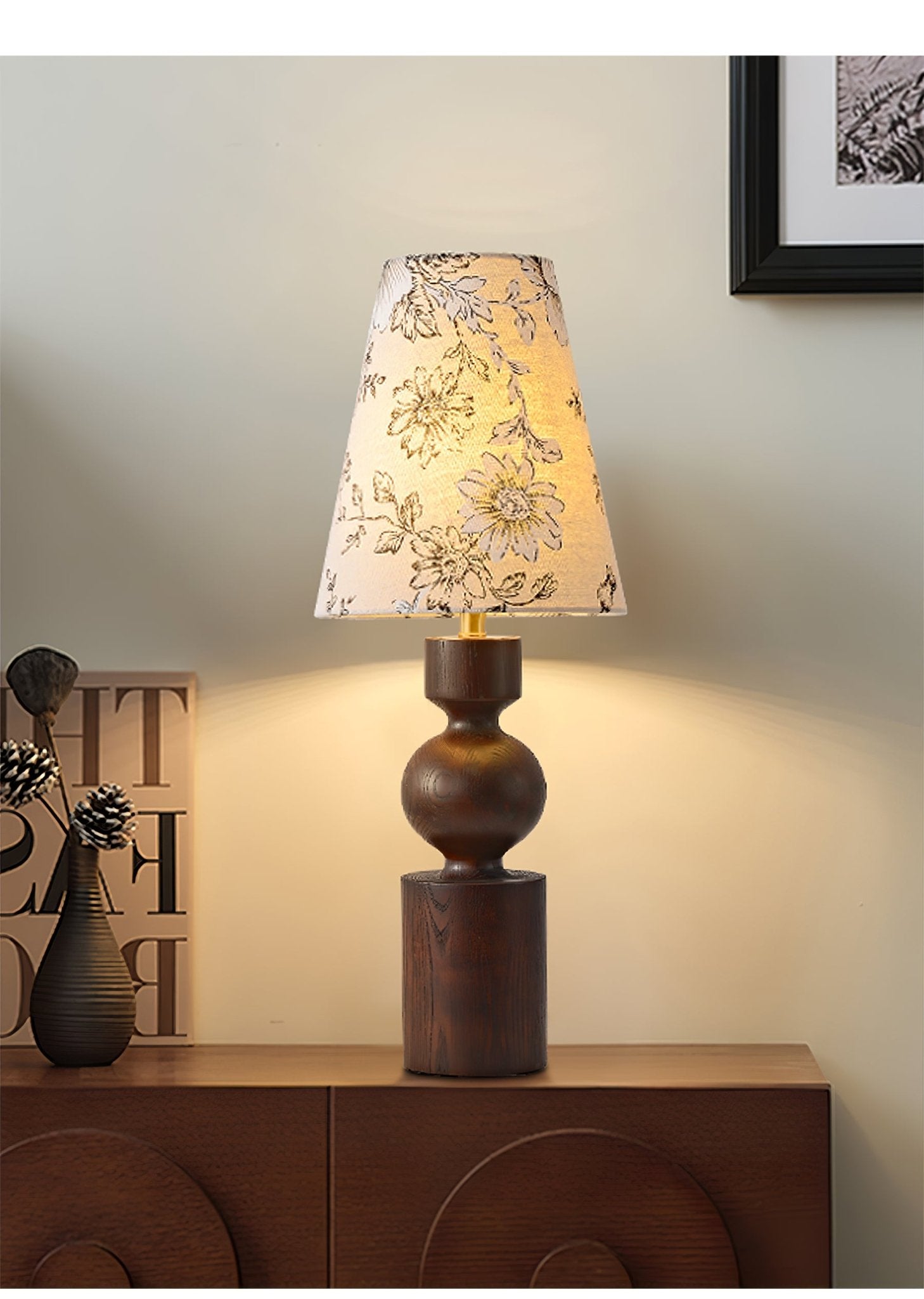 Thorne Vintage WoodnTable Lamp - Letslighting